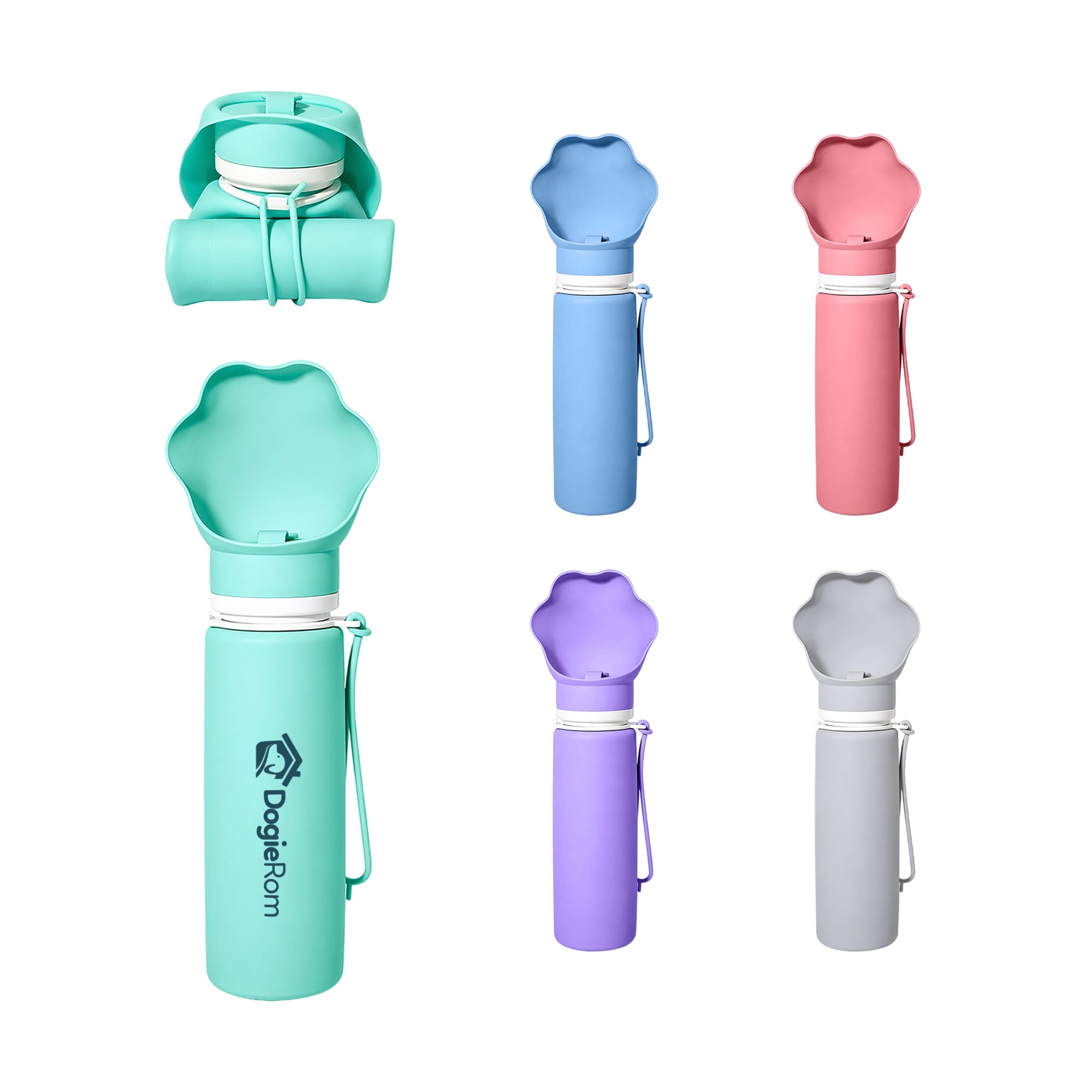 550ml Paw Bowl Collasible Dog Water Bottle