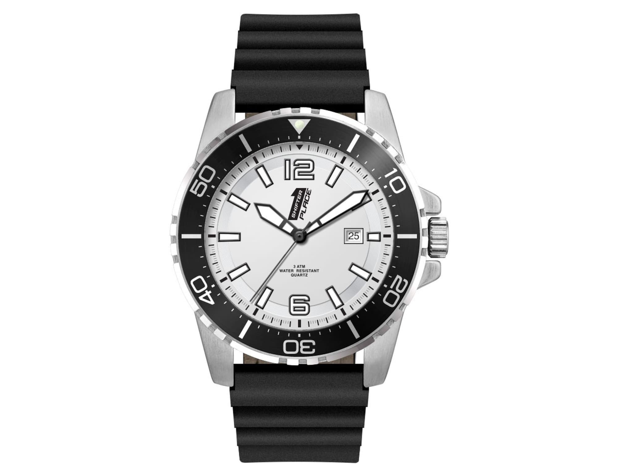 Sports Watch, Leather or Silicone Strap