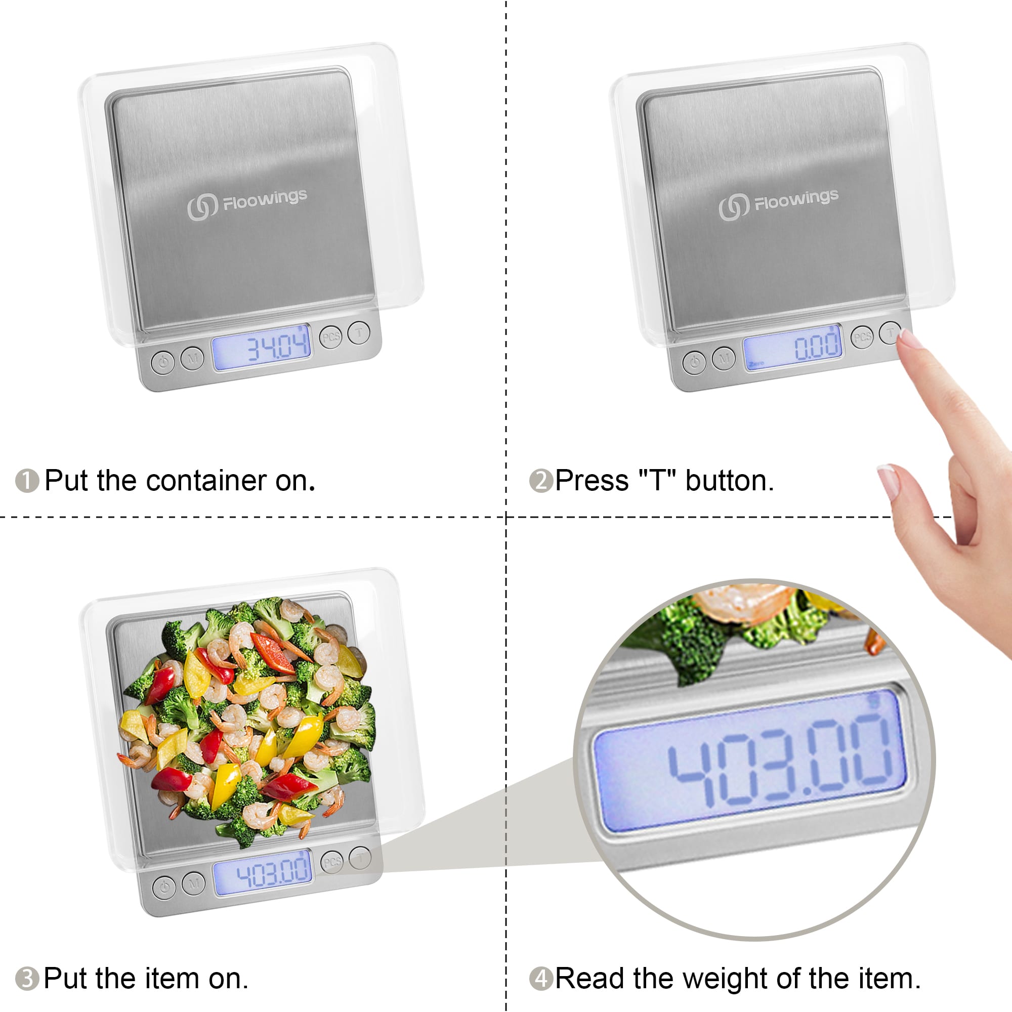 Rechargeable Kitchen Scale