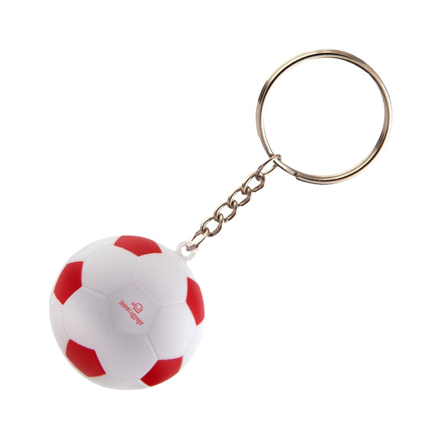 Keyring with Football Stress Relievers