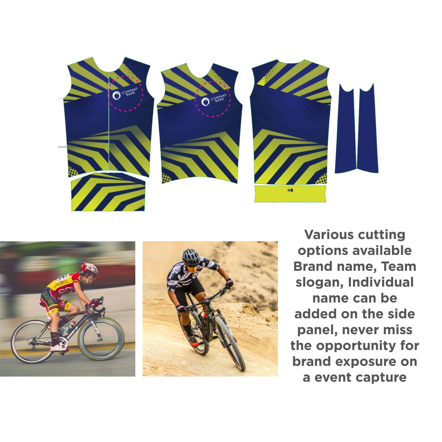 Men's Sublimated Cycling Vest