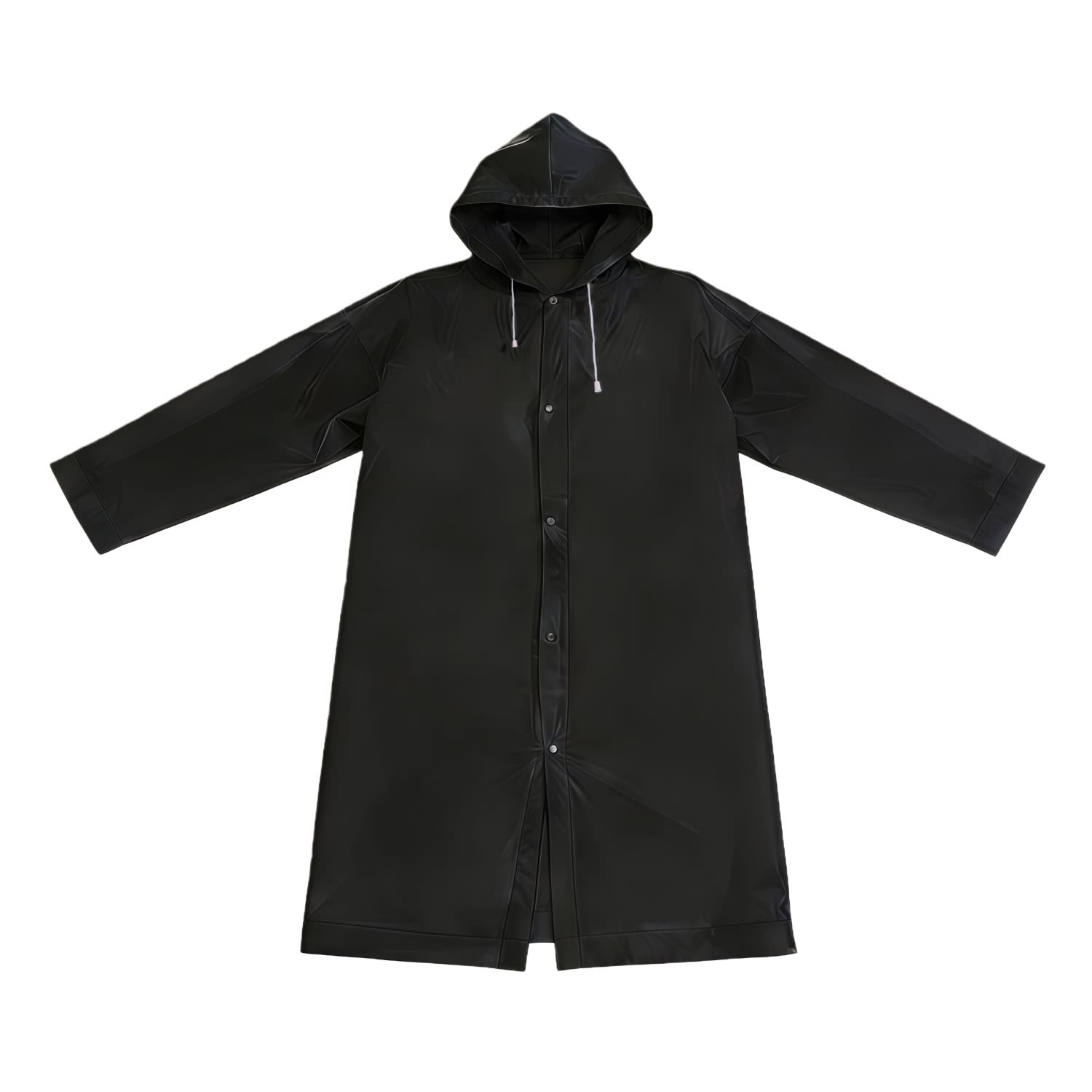 Reusable Adult PEVA Screen Print Raincoat