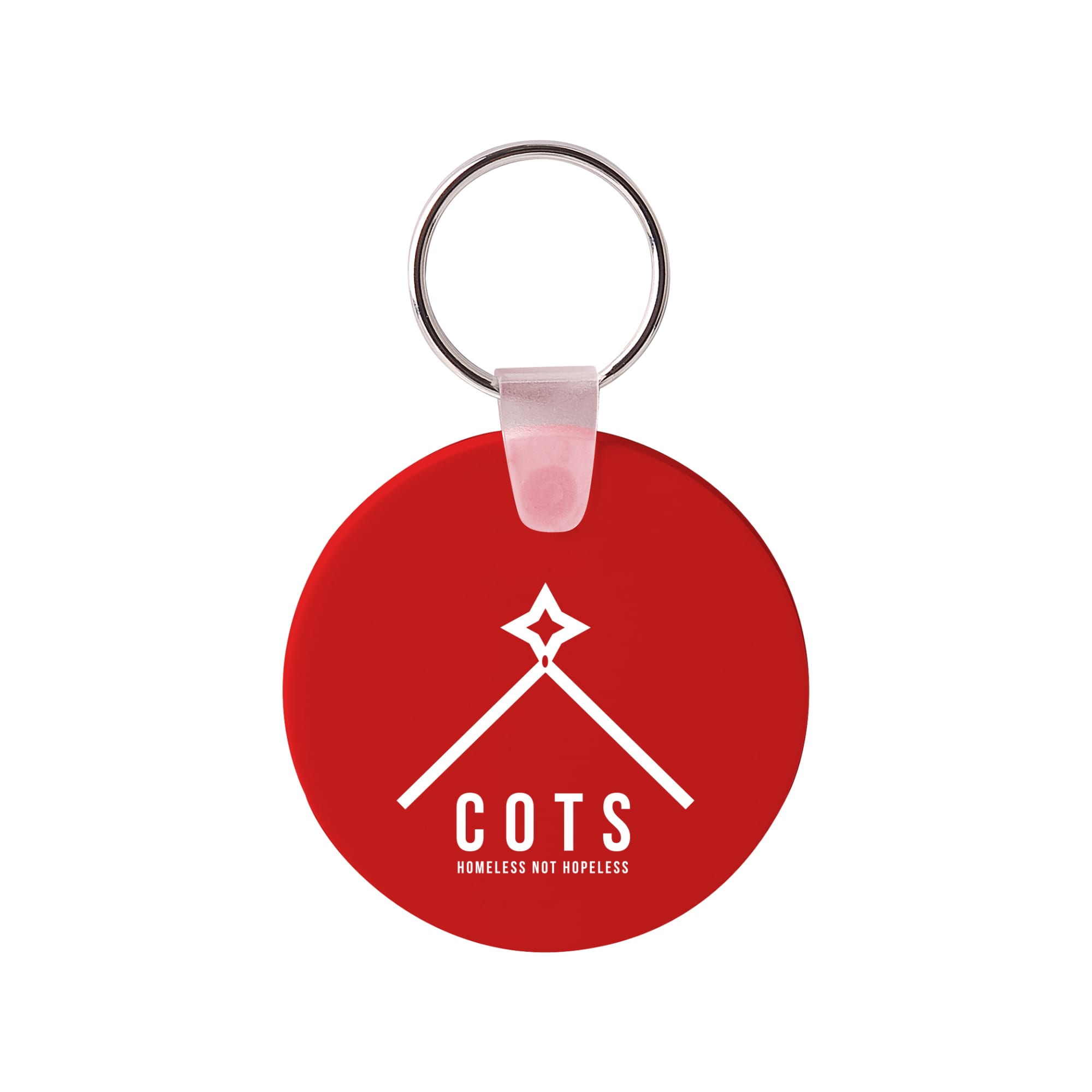 Round Durasoft Keyring
