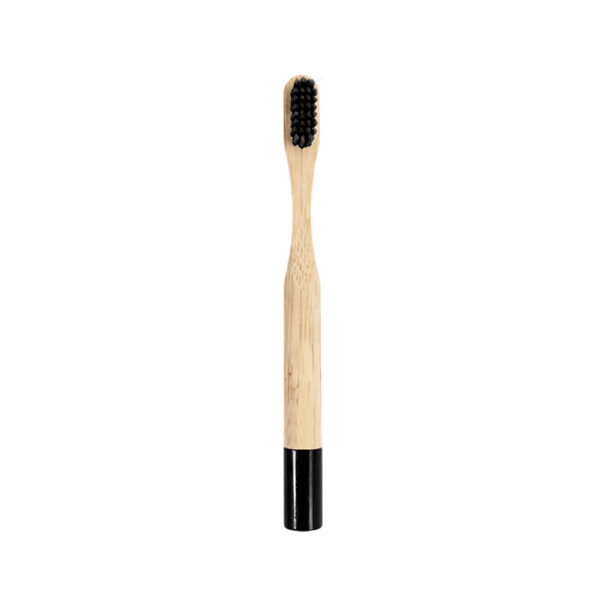 Small Round Handle Colorful Bamboo Toothbrush