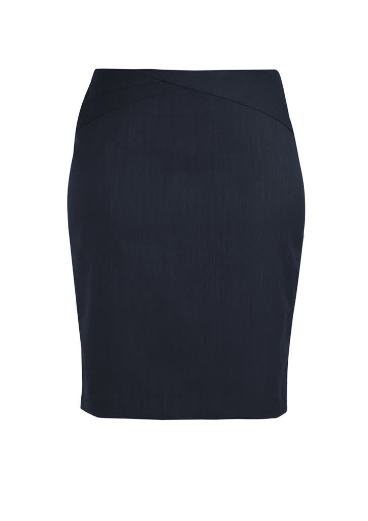 Comfort Wool Stretch Womens Chevron Band Skirt