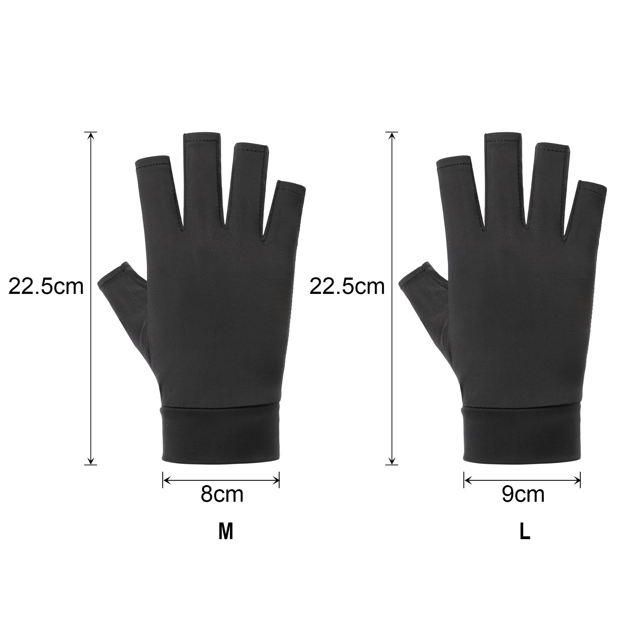 Sun Protection Fingerless Gloves