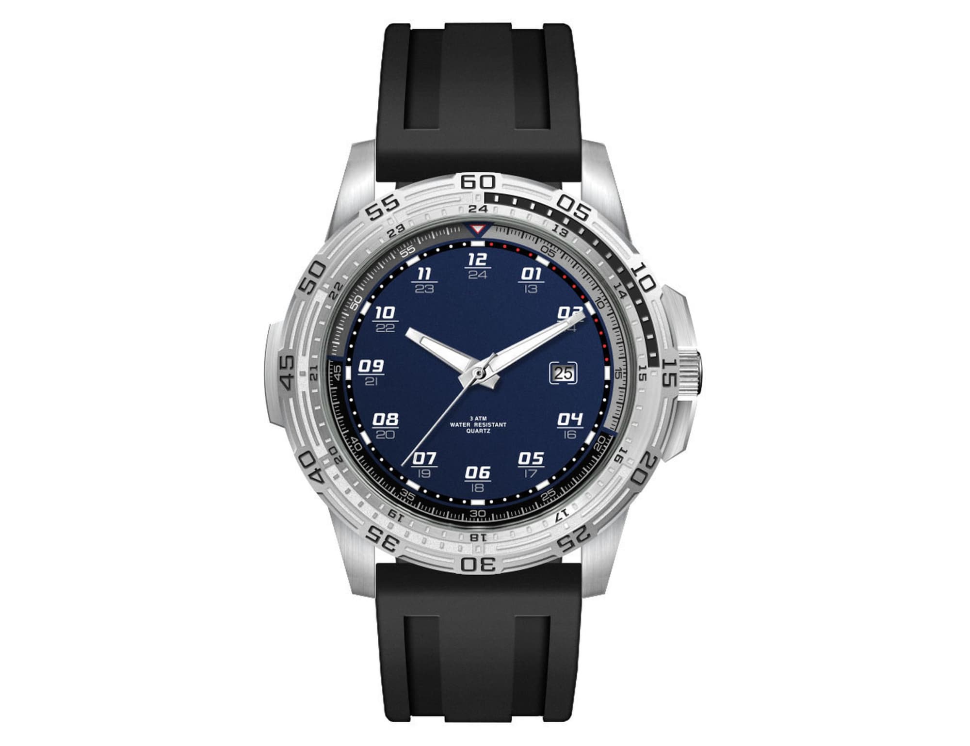 Sports Watch, Silicone Strap