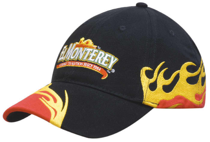 Brushed Heavy Cotton with Blaze Embroidery Peak and Side