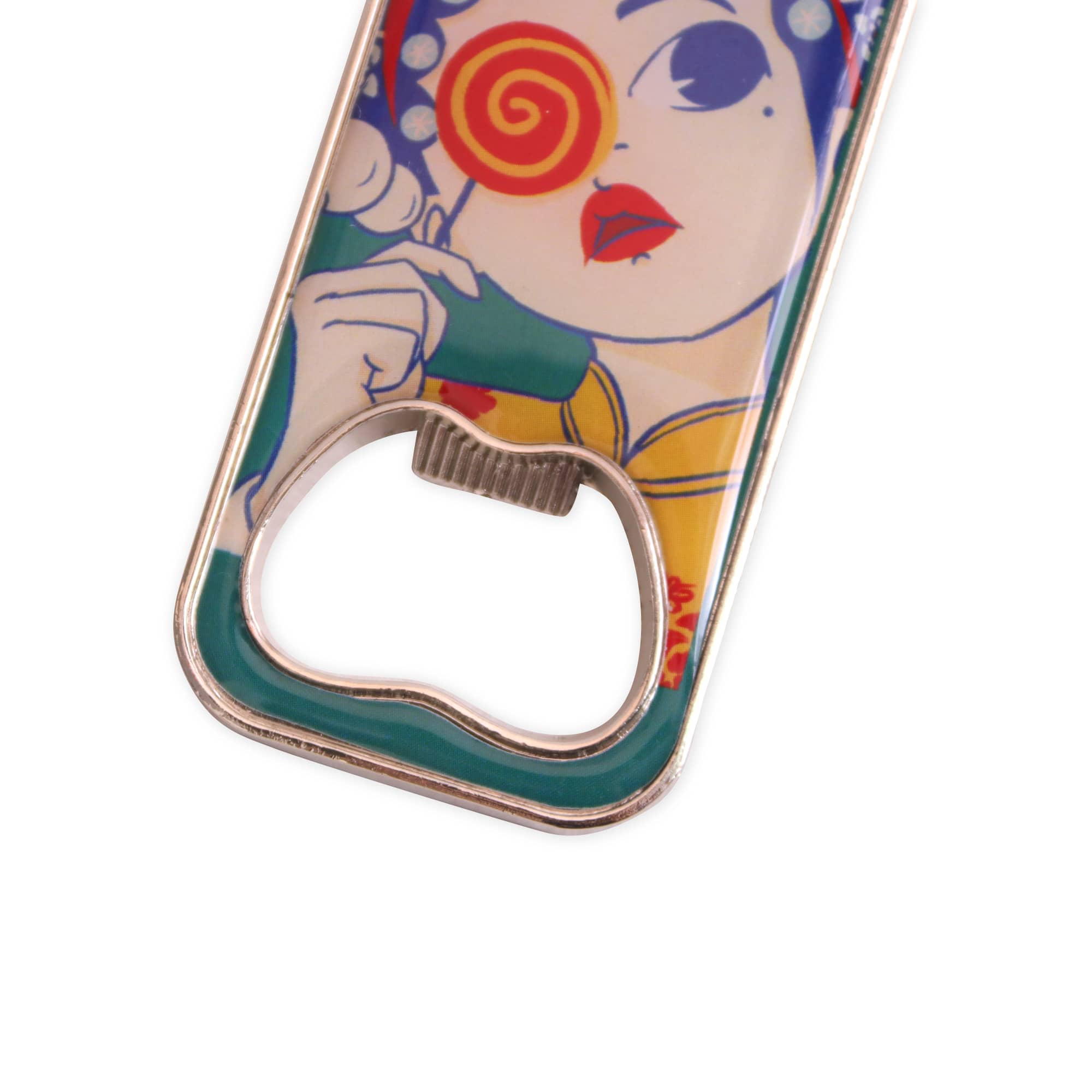Bottle Shaped Opener Fridge Magnet