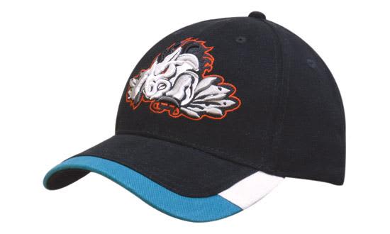 Brushed Heavy Cotton with Two Tone Peak Trim