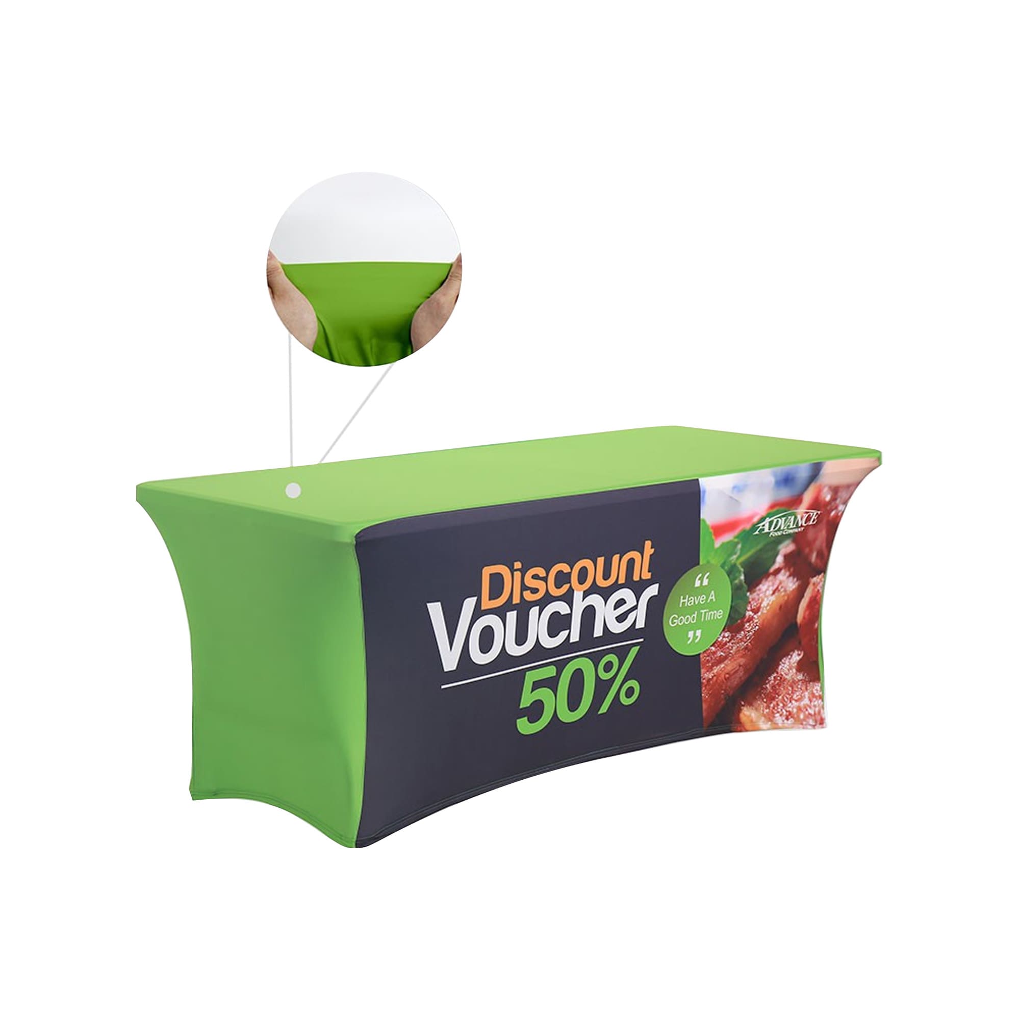 Stretch Table Covers with Zipper * 6ft