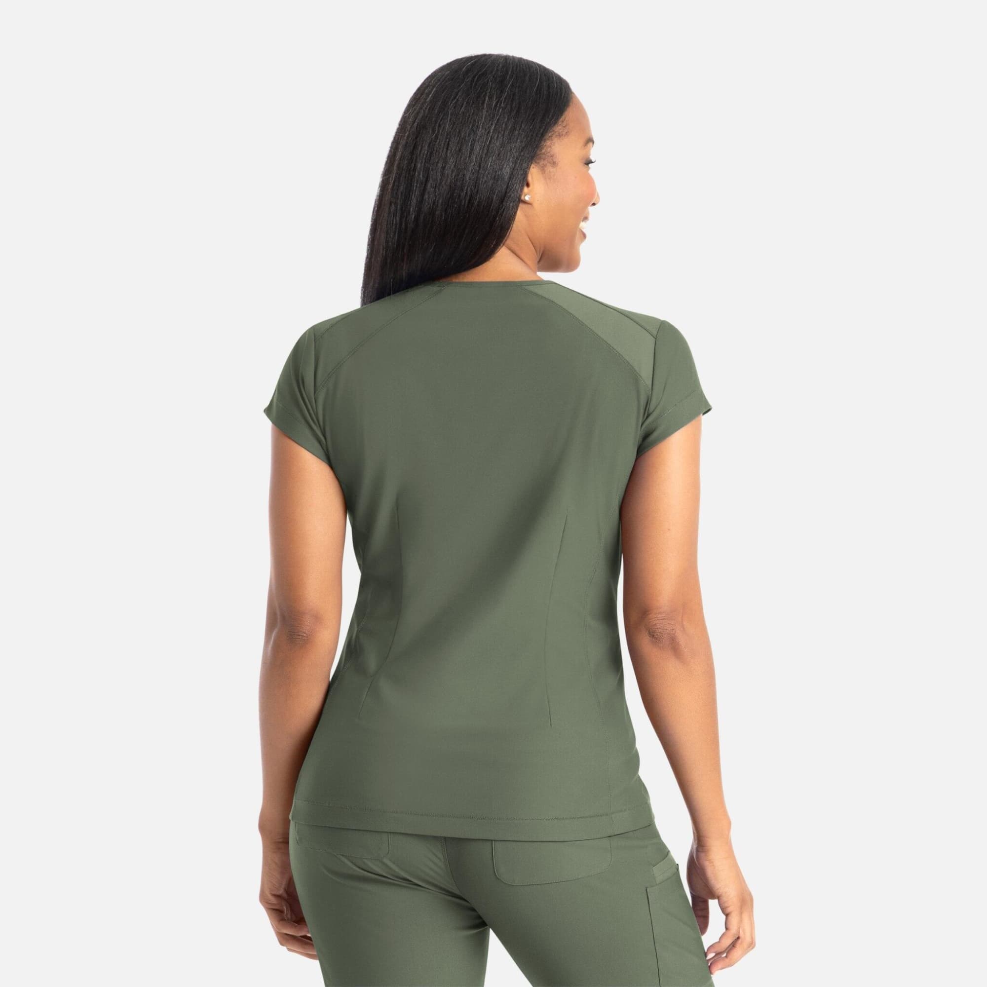 Embrace Zoe Banded V-Neck Top