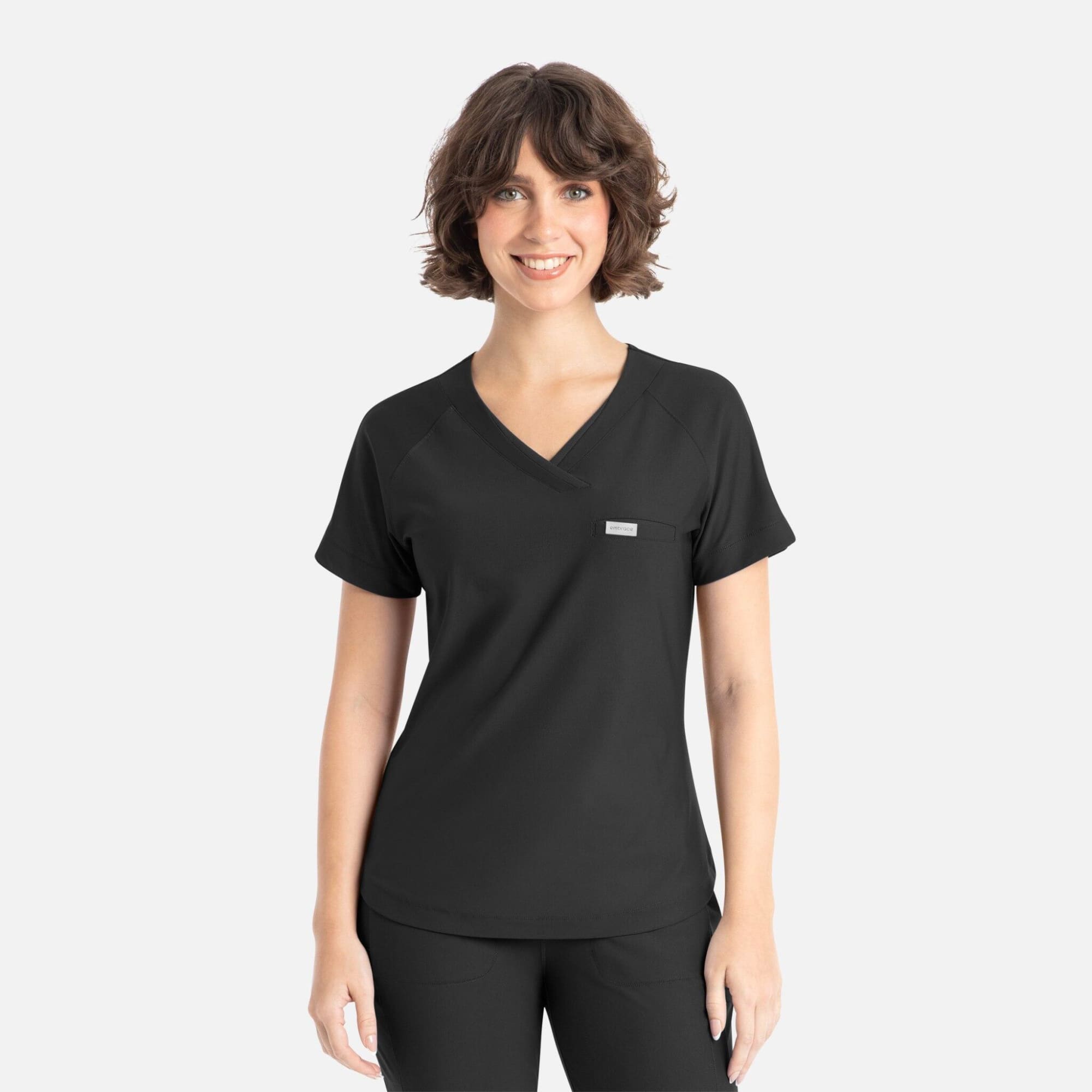 Embrace Luna Tuckable Y-Neck Top