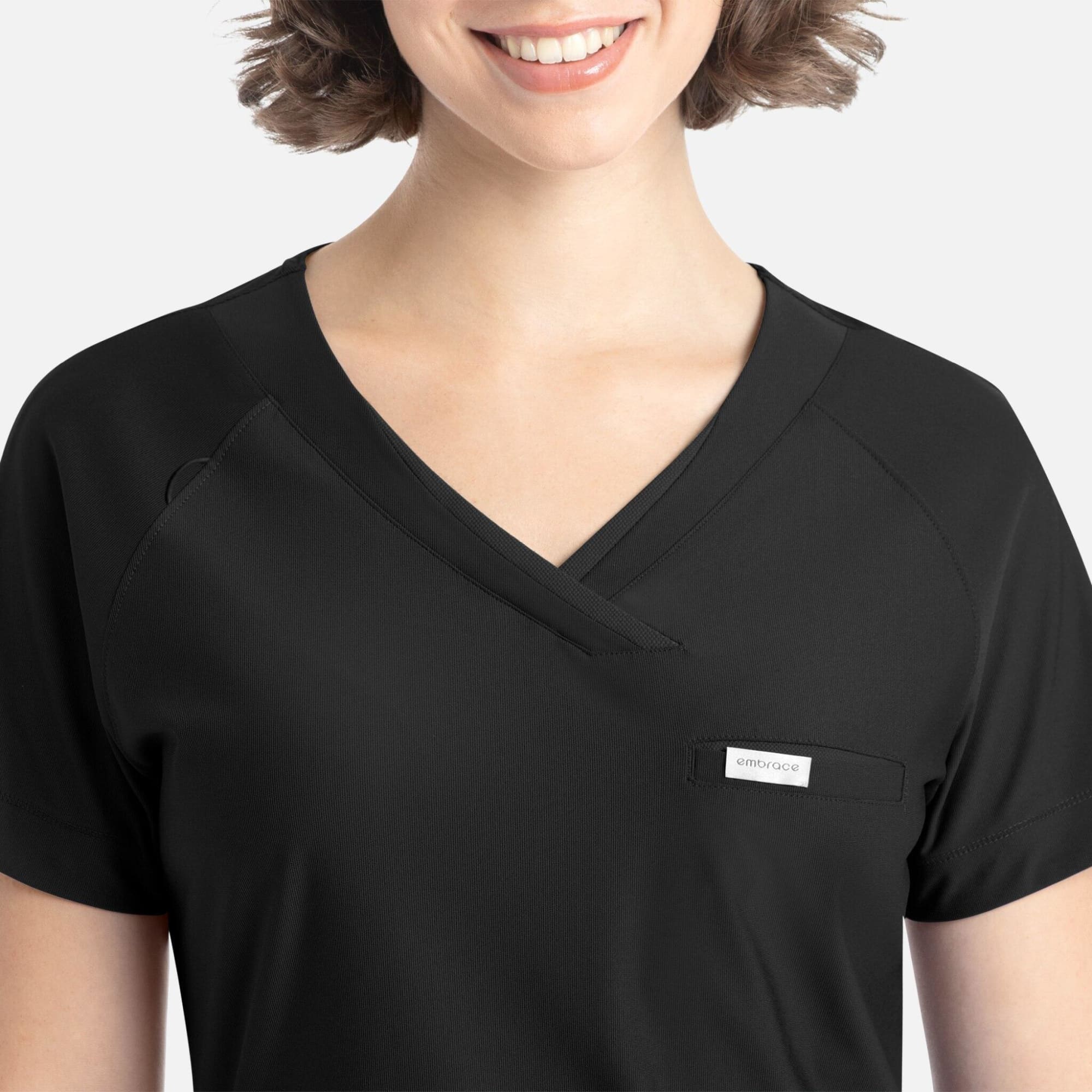 Embrace Luna Tuckable Y-Neck Top