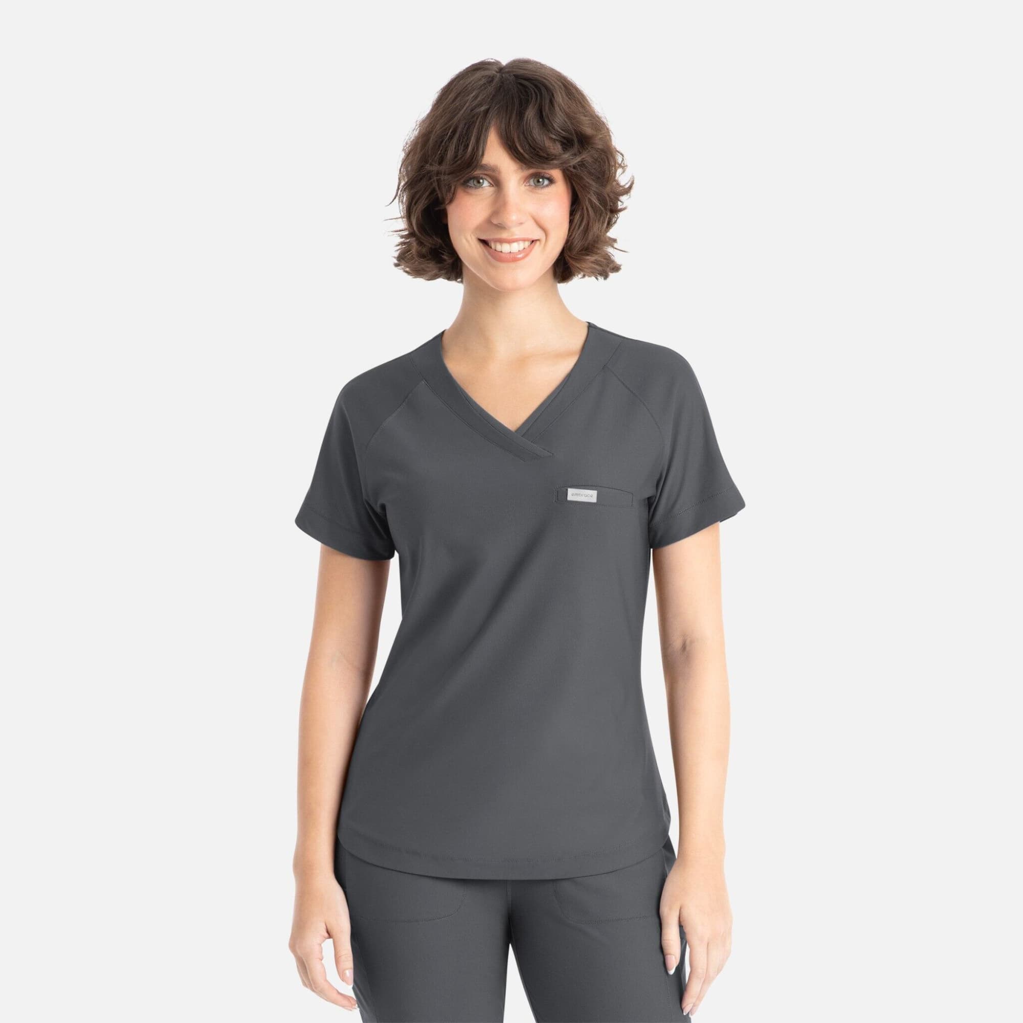 Embrace Luna Tuckable Y-Neck Top