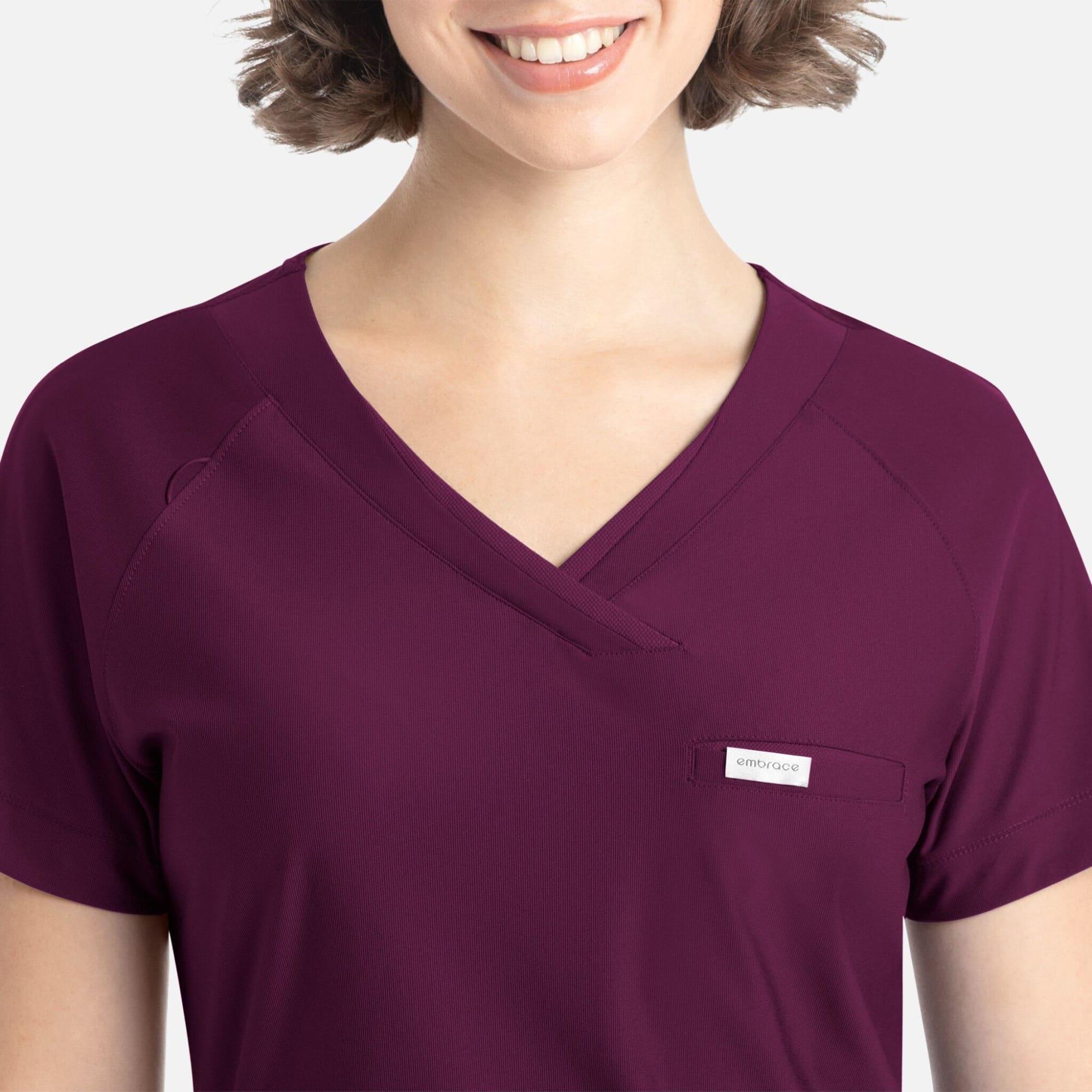 Embrace Luna Tuckable Y-Neck Top