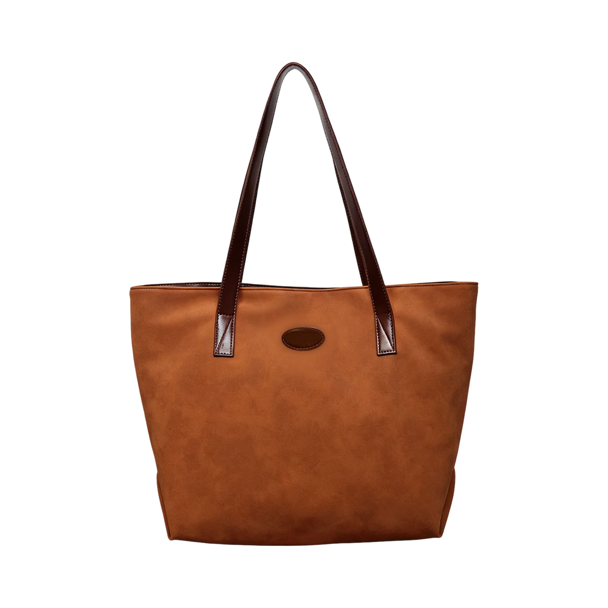 Suede Leather Tote Bag