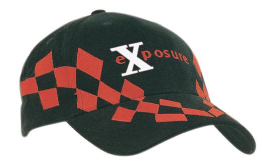 Brushed Heavy Cotton with V Checked Embroidery