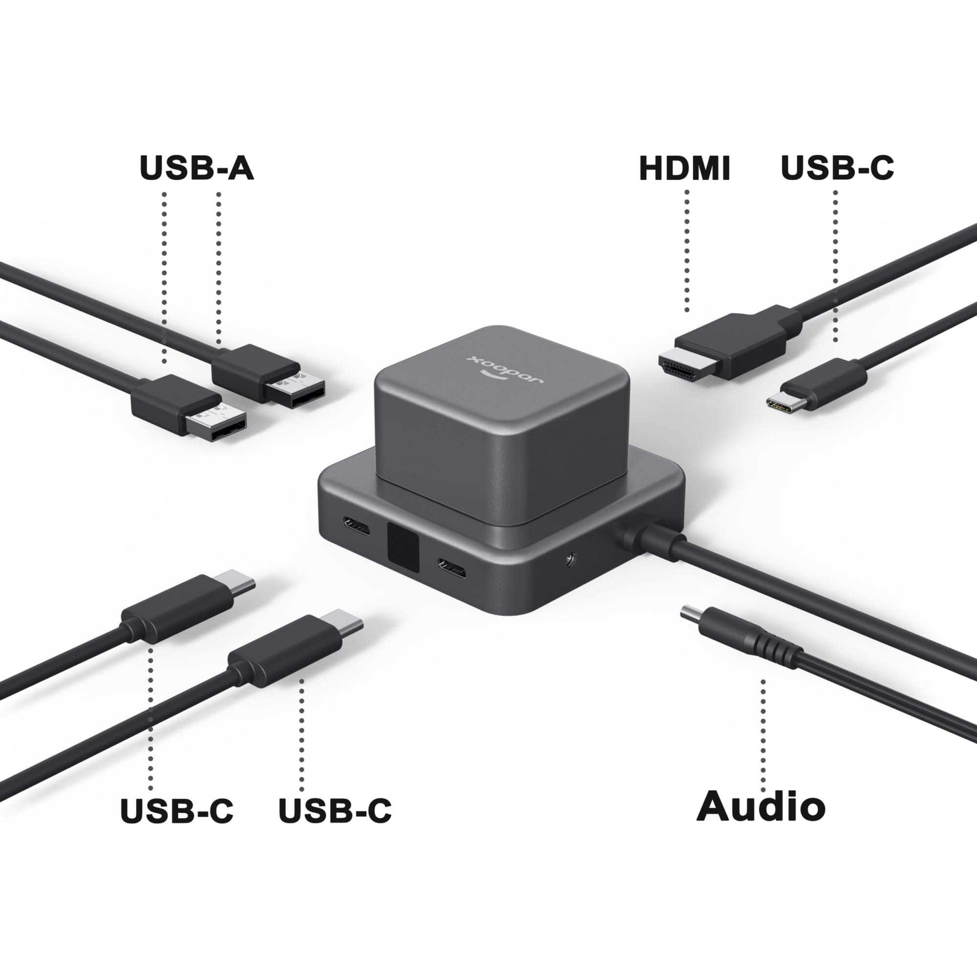 Chubbi 7in1 Hub 100Watt 'recycled aluminum'
