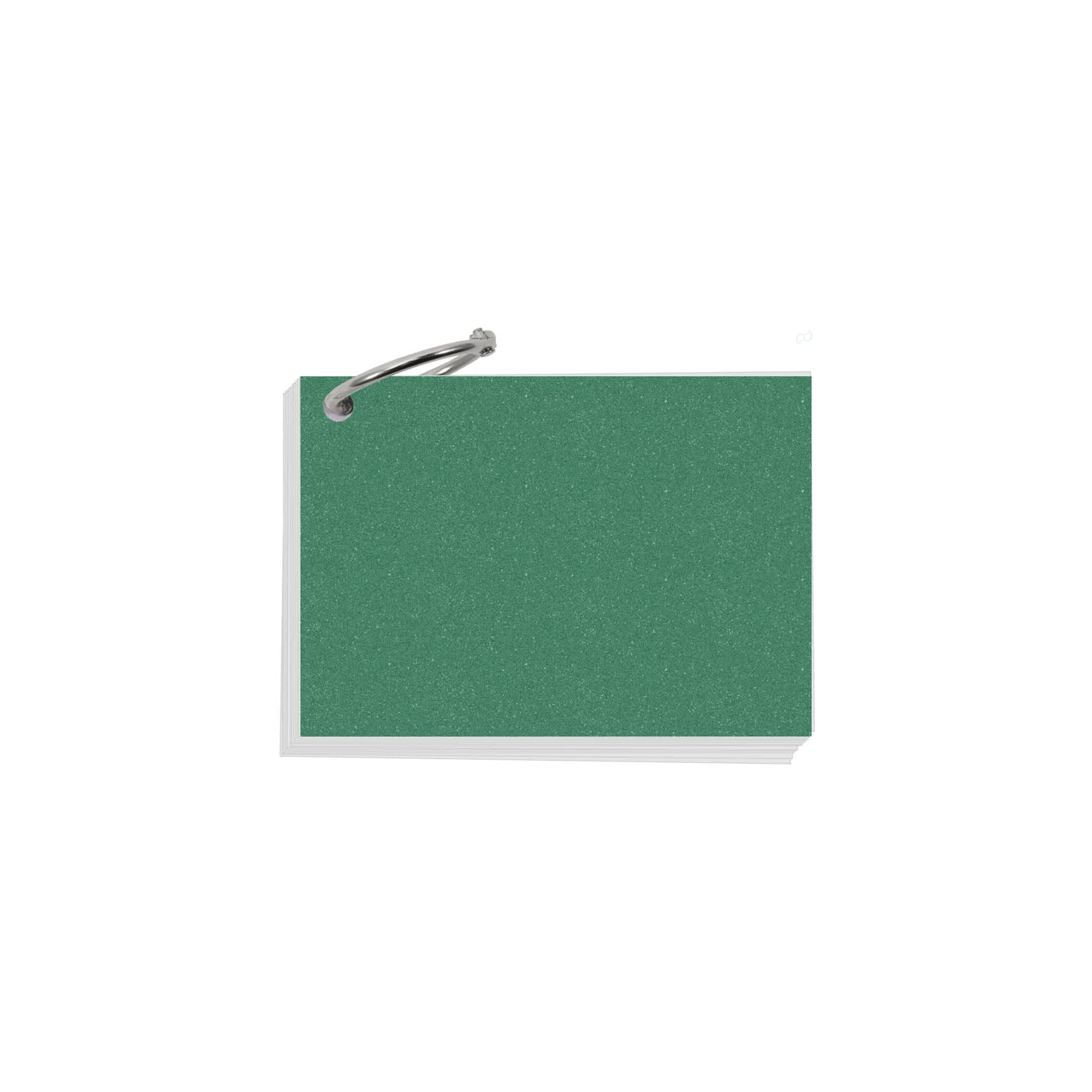 A7 Pearlescent Index Cards with Ring