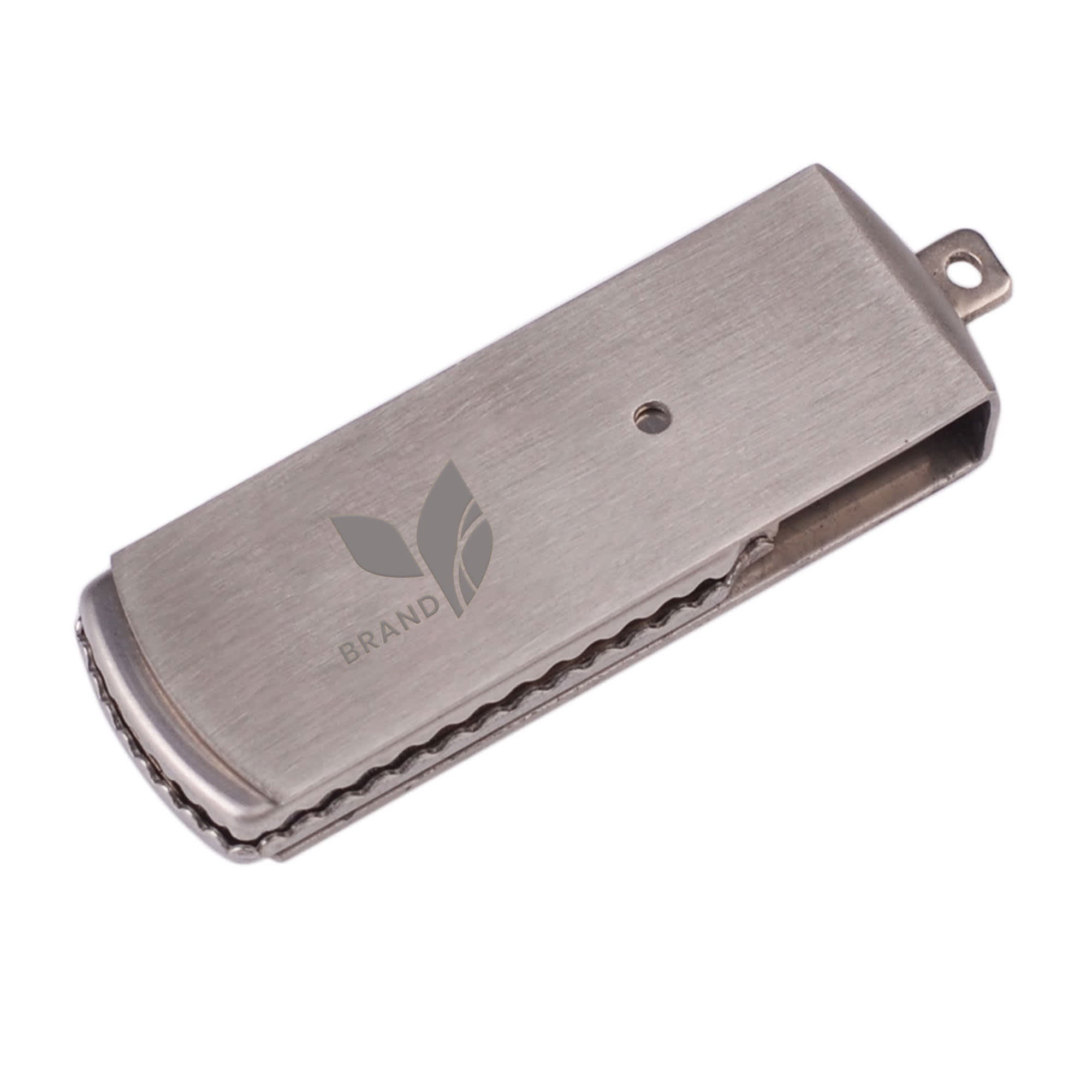 Metal Rectangular Swivel Flash Drive