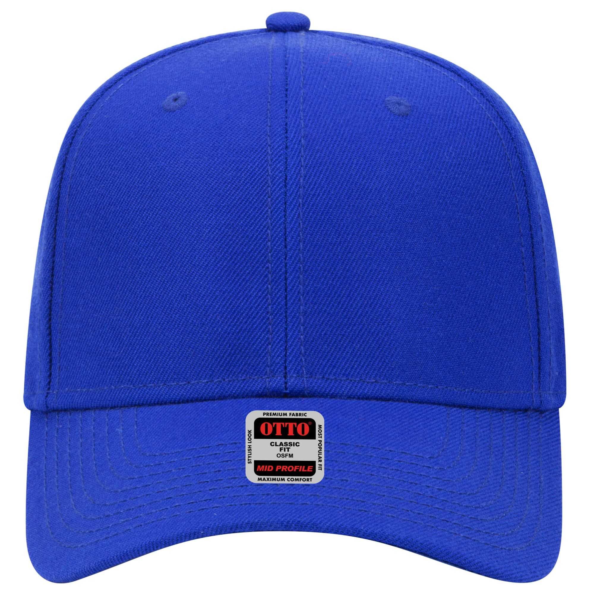6 Panel Mid Profile Baseball Cap