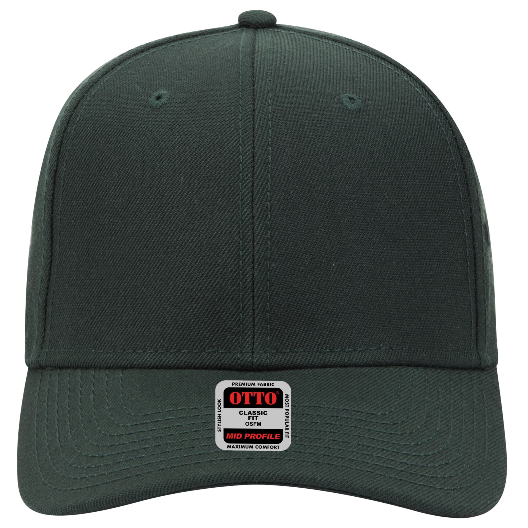 6 Panel Mid Profile Baseball Cap