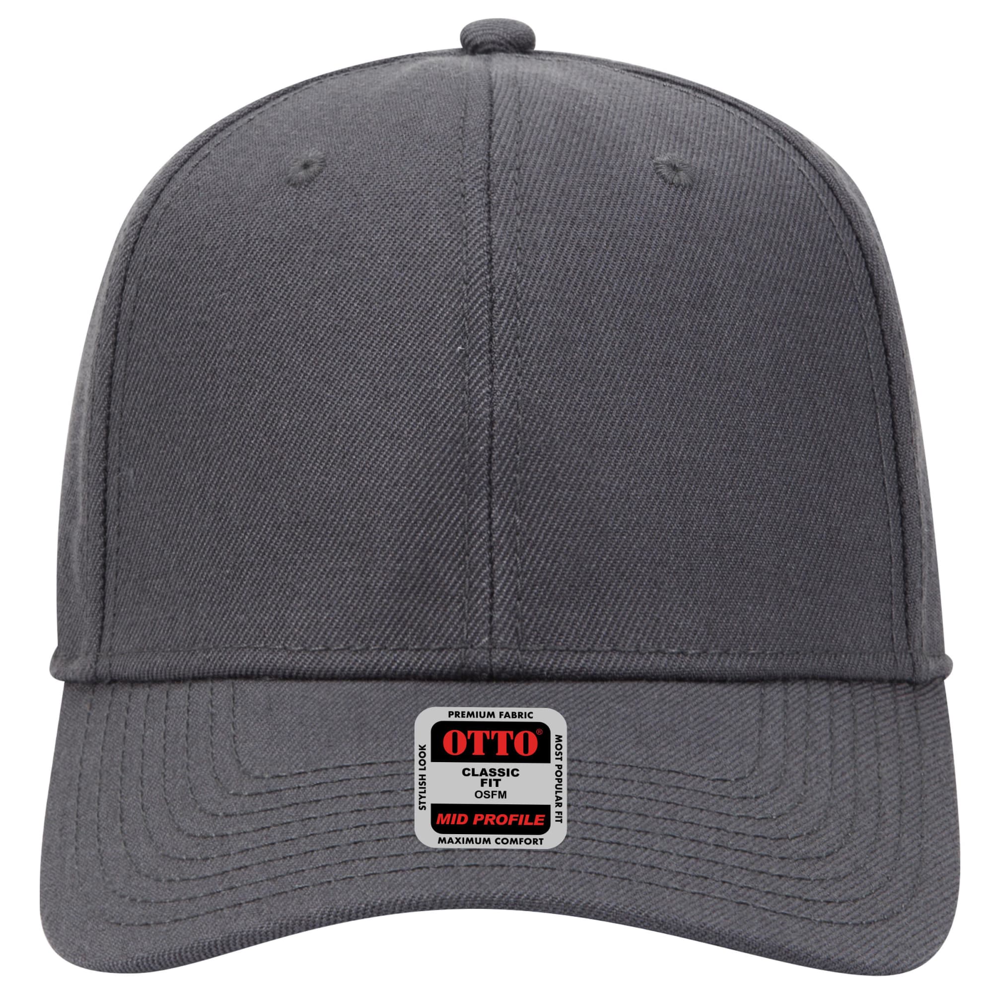 6 Panel Mid Profile Baseball Cap