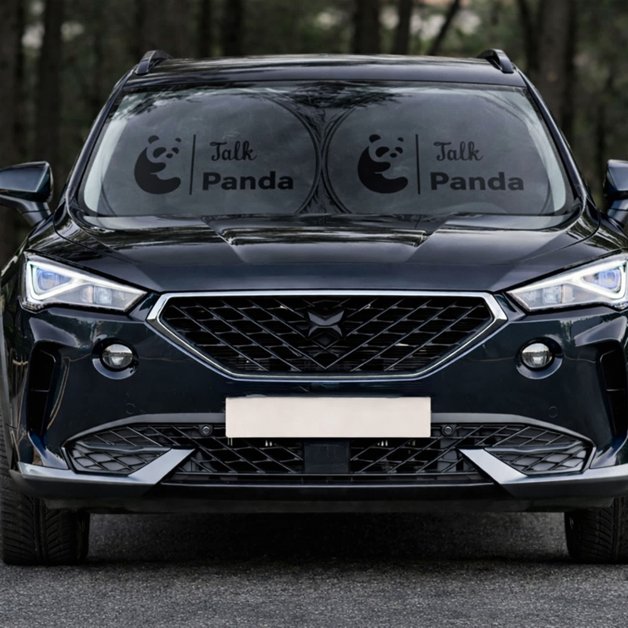 Twin Circular Light-blocking Car Sun Shade