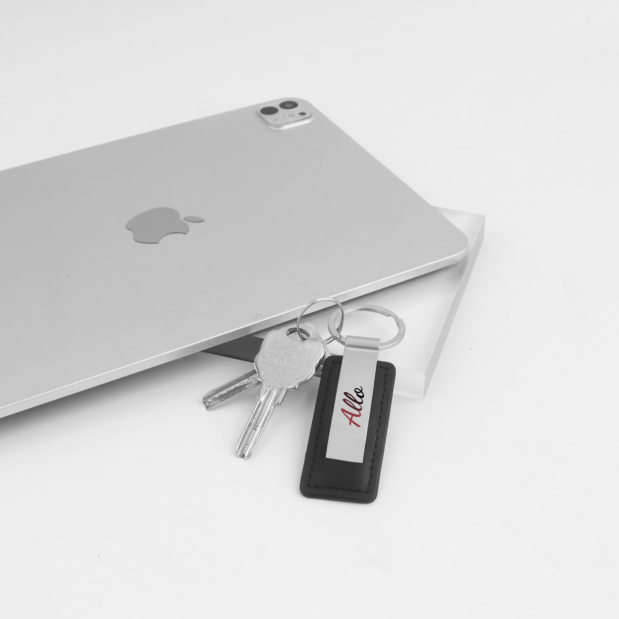 PU Leather Metal Keyring A