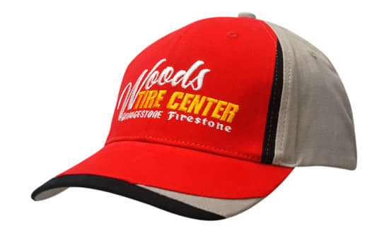 Brushed Heavy Cotton with Fabric Inserts on Crown & Peak