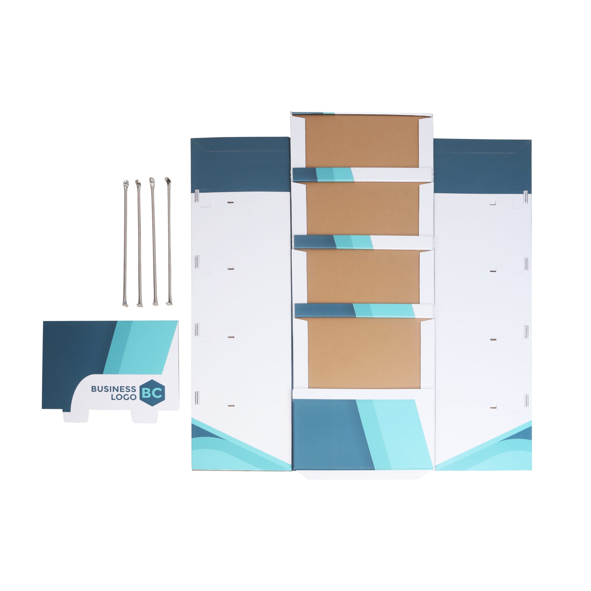 Self Assembly Premium Cardboard Floor Display