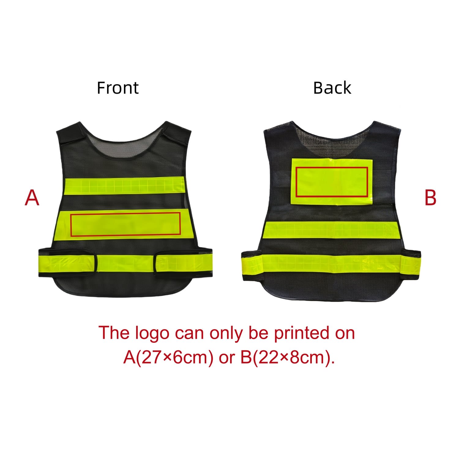Hong Kong-Style Gourd Shape Hi-Vis Reflective Adjustable Safety Vest