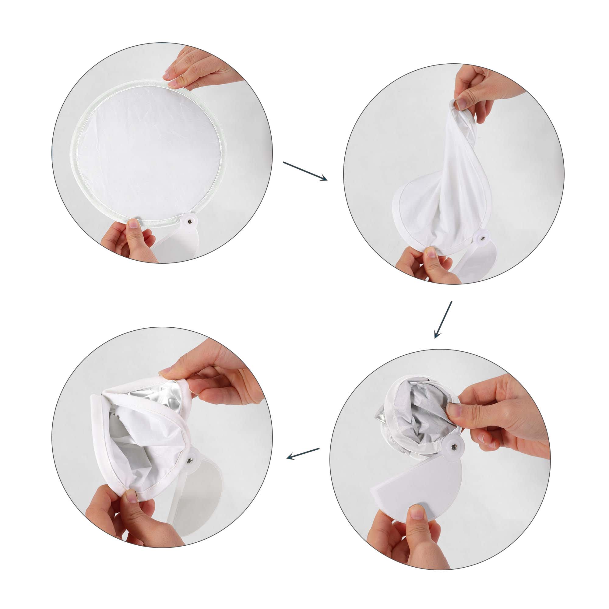 20cm Foldable Reflective Fan