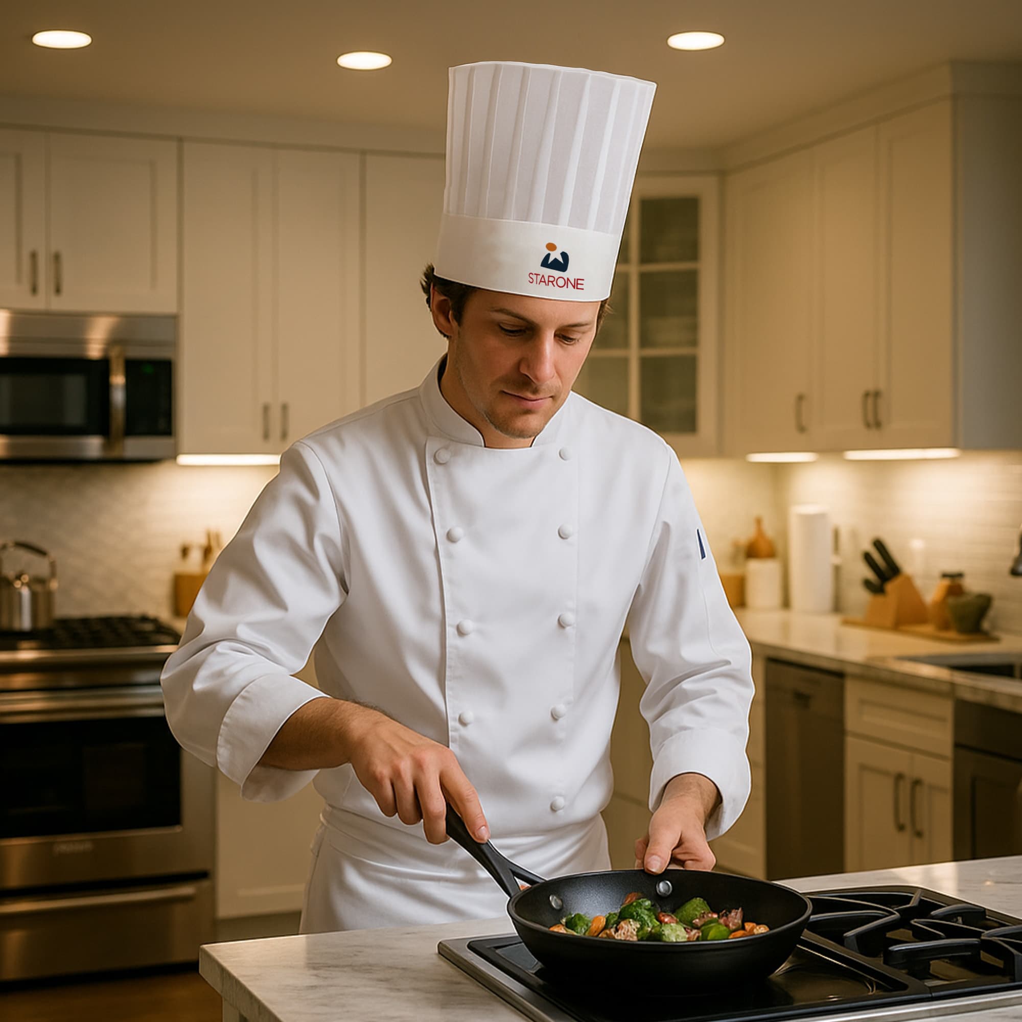 Disposable Non-woven Chef Hat 23cm