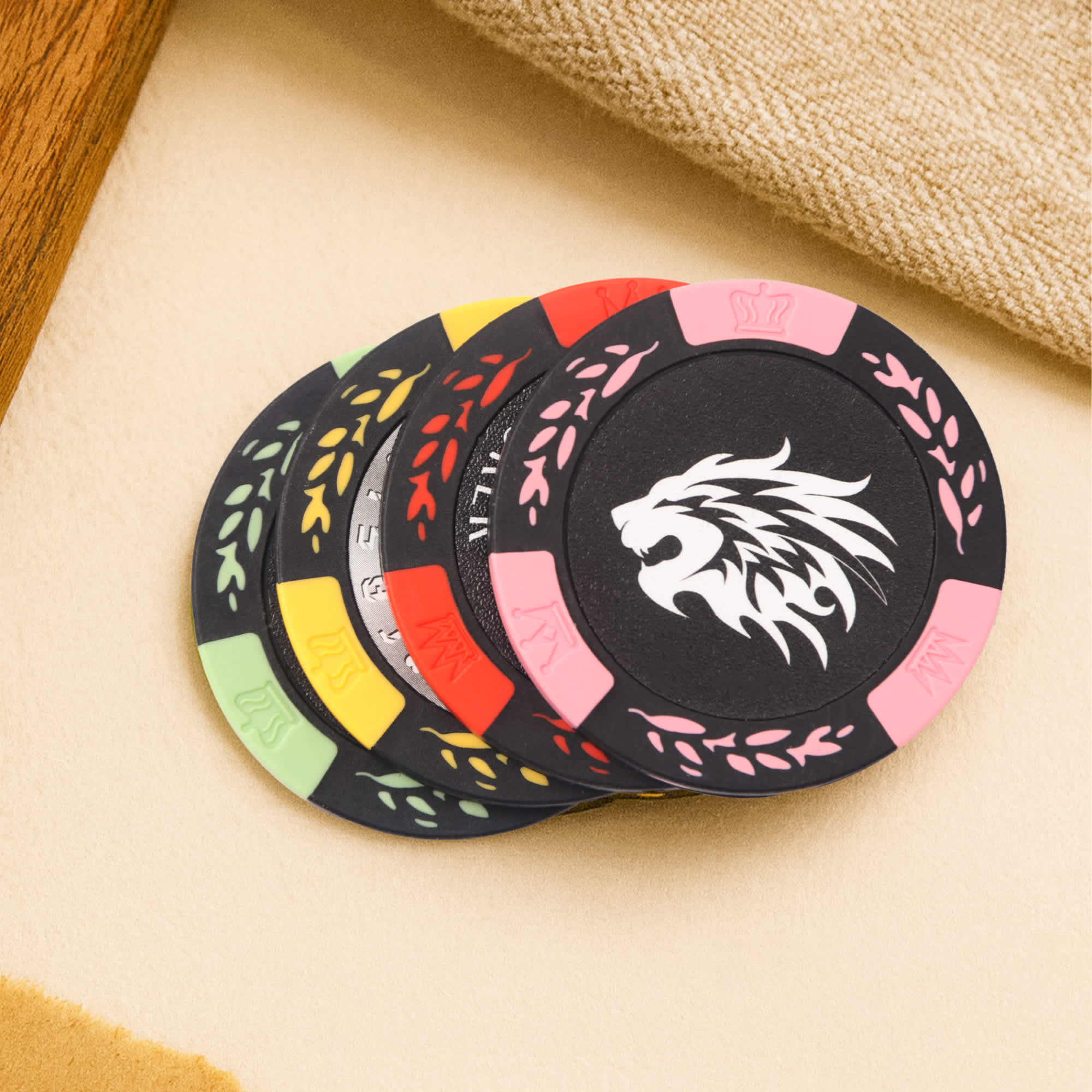 Wheat stalk Clay Poker Chips
