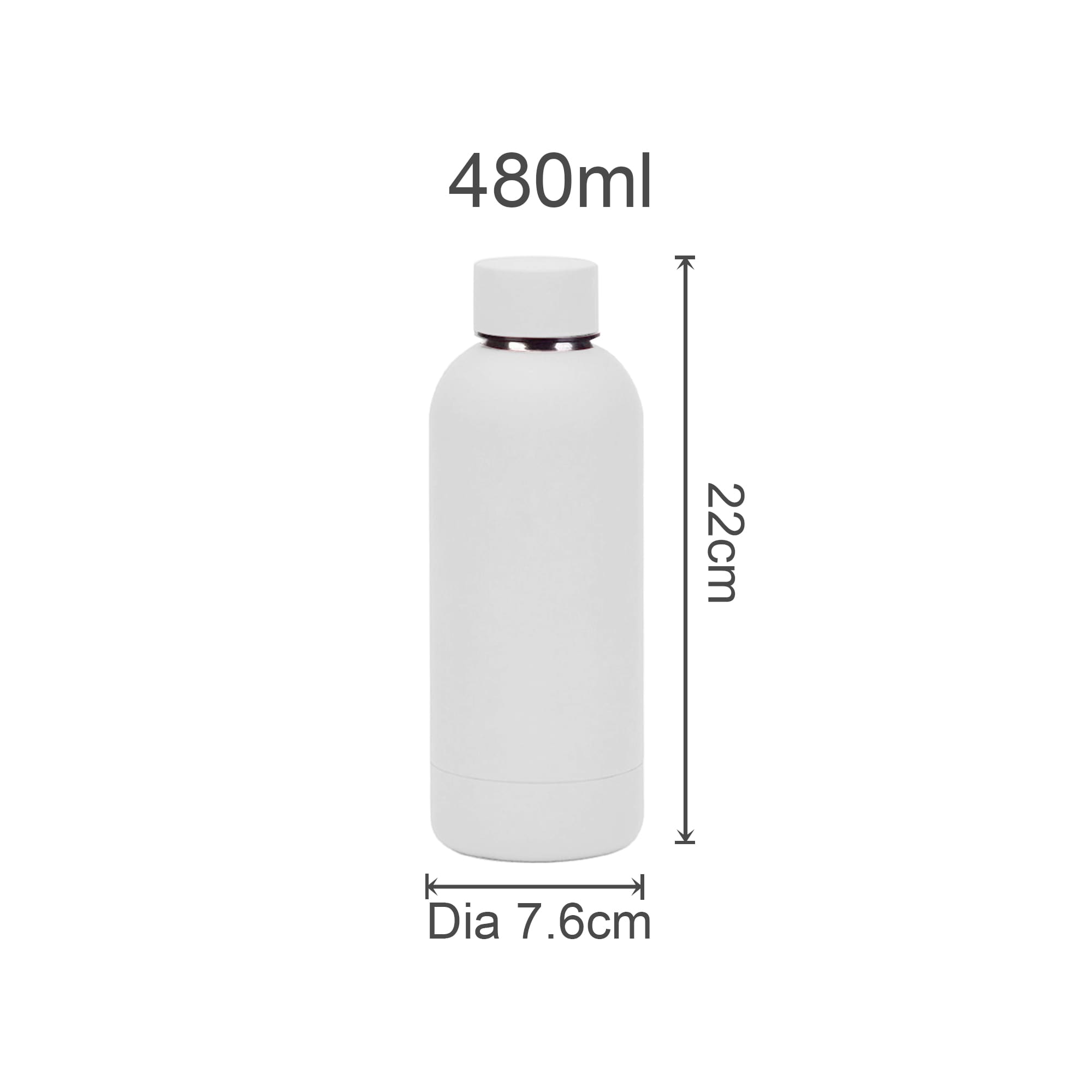 480ML RCS Recycled Stainless Steel Insulated Water Bottle