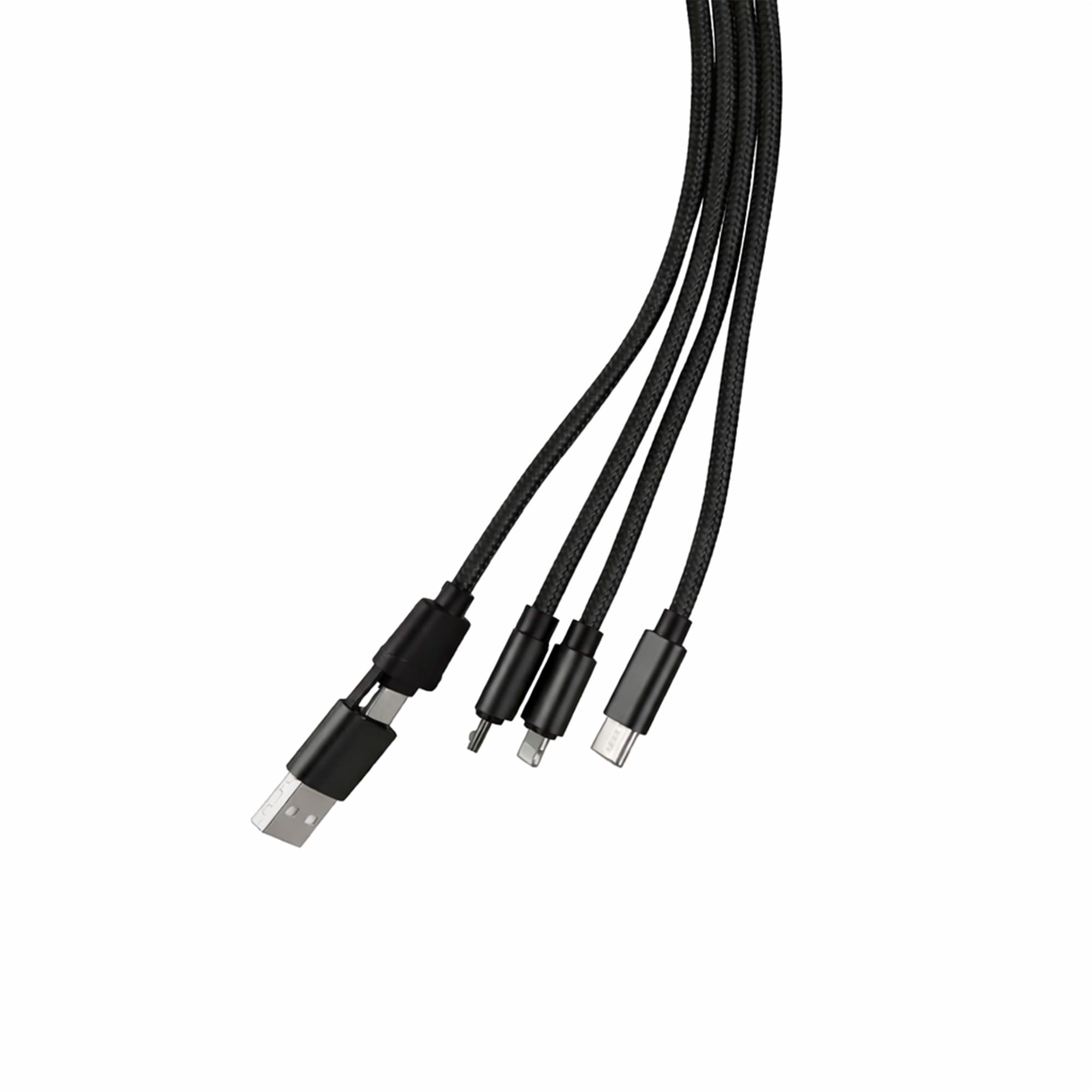 Custom Shape Light Up Charging Cable with Keyring