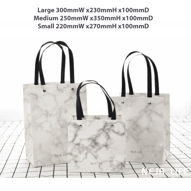Knitted Handle Bag with Lamination(300x230x100mm)