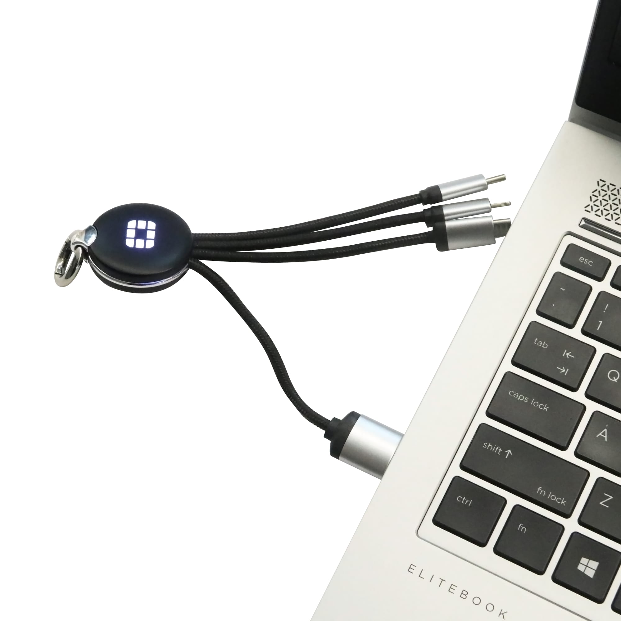 Round Shaped Light Up Charging Cable
