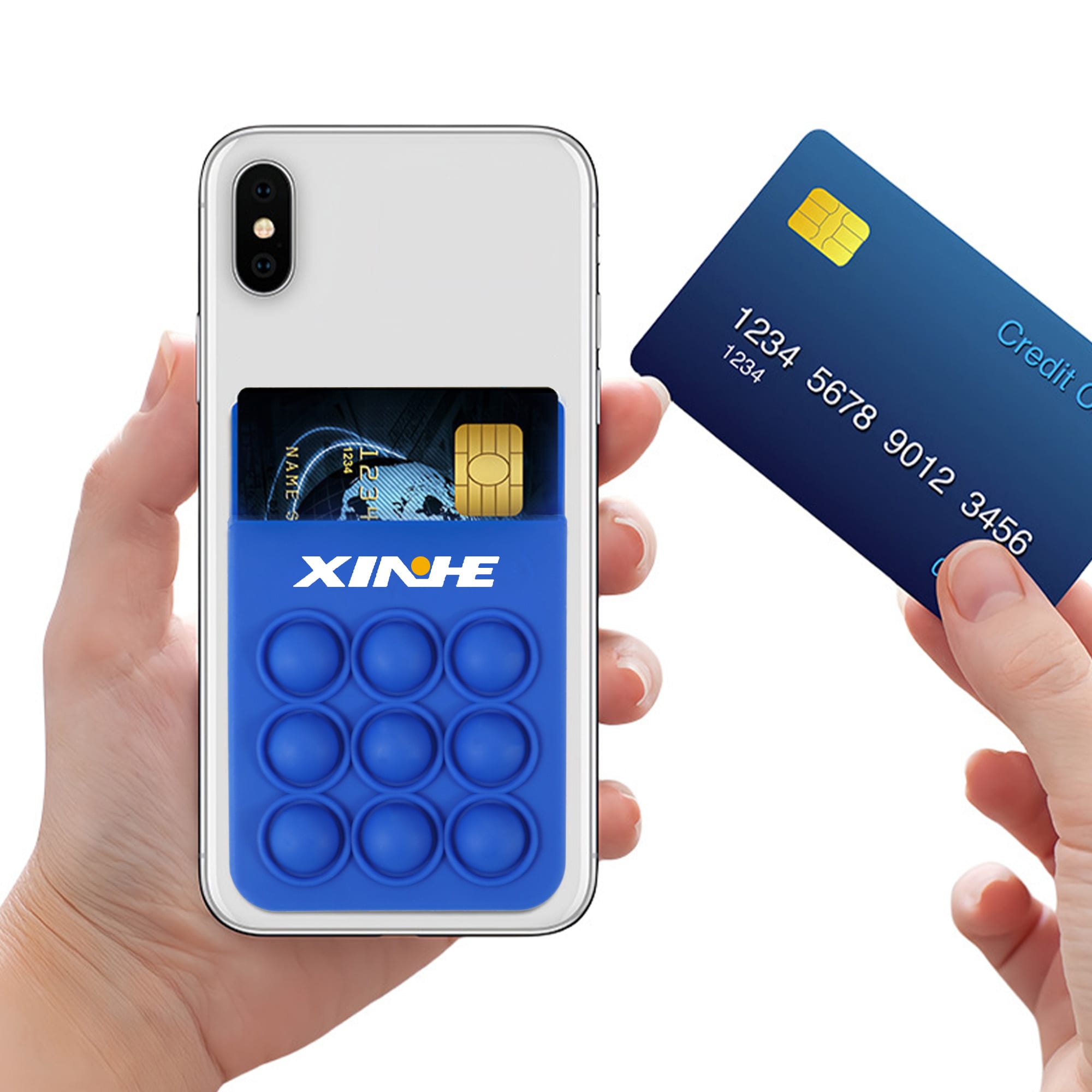 Pop Silicone Phone Wallet