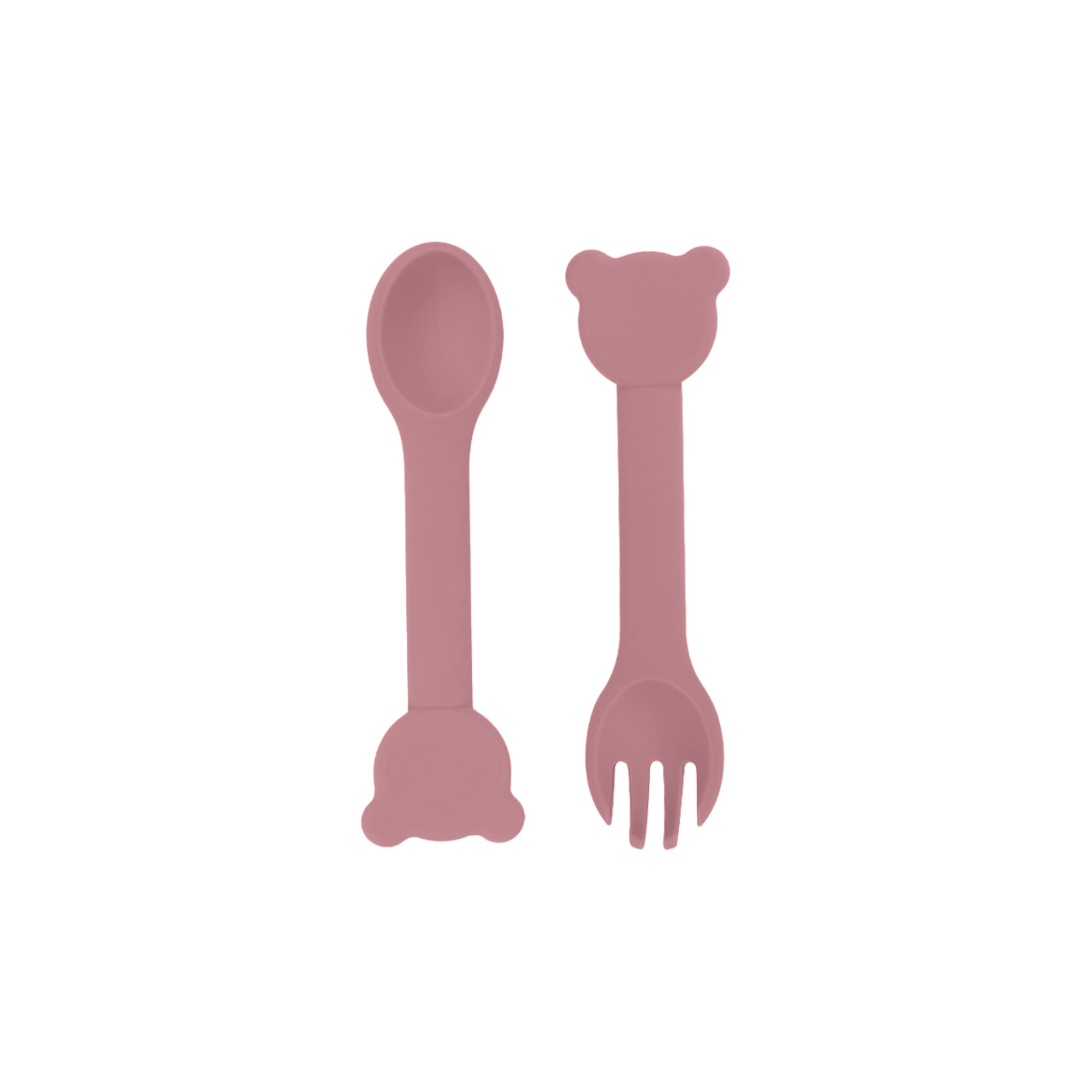 Bear Shape Silicone Kids Cutlery