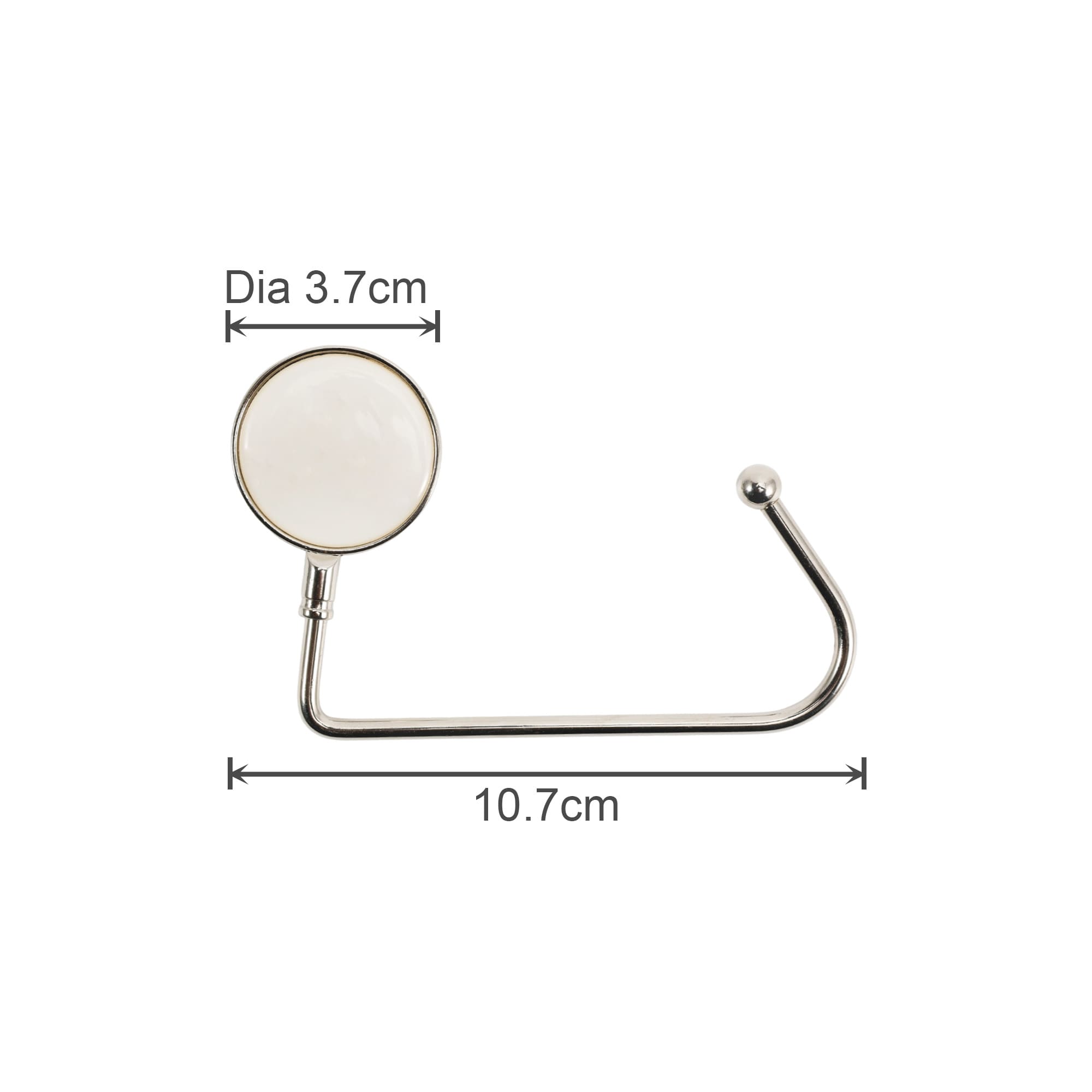 Round Straight Desk Hook