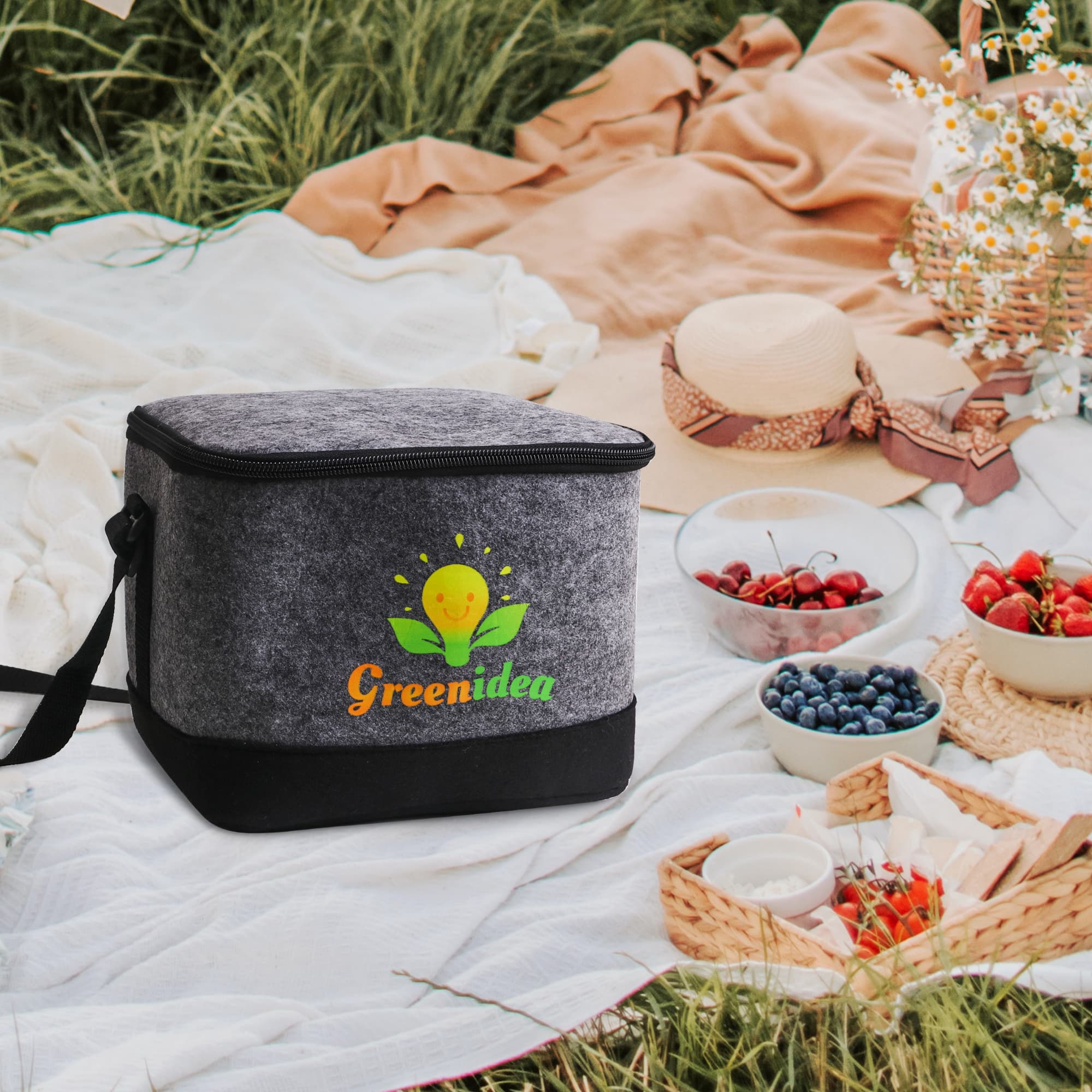 Felt material Cooler Bag