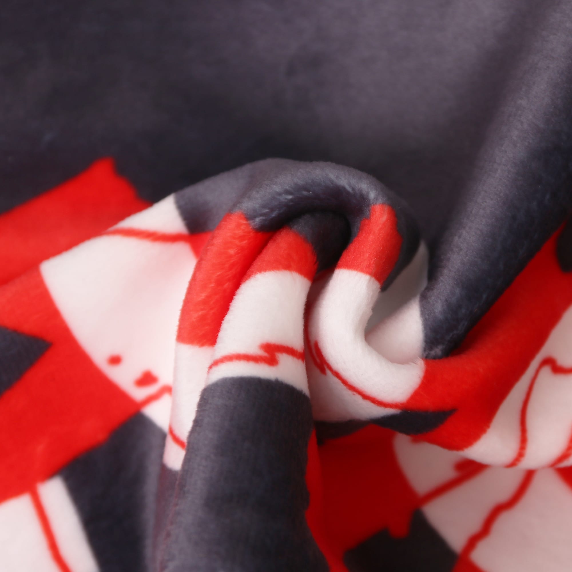 Silver Fox Velvet Scarf