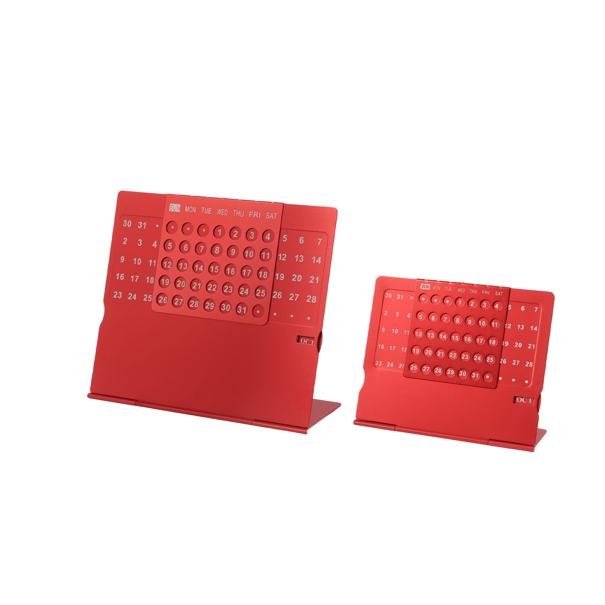 Aluminium Desk Calendar
