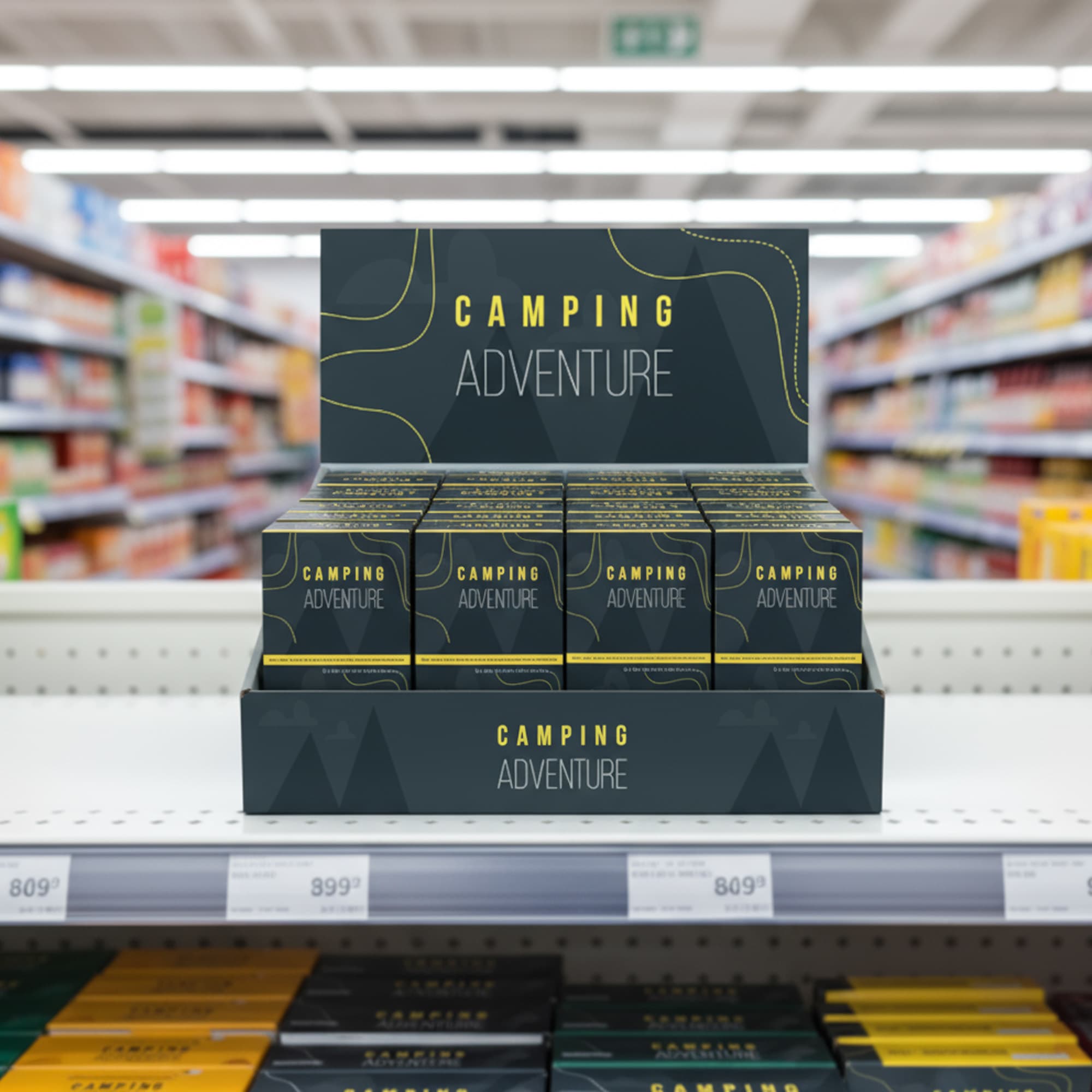Corrugated Cardboard Counter Display