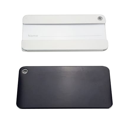 Square Aluminium Luggage Tag