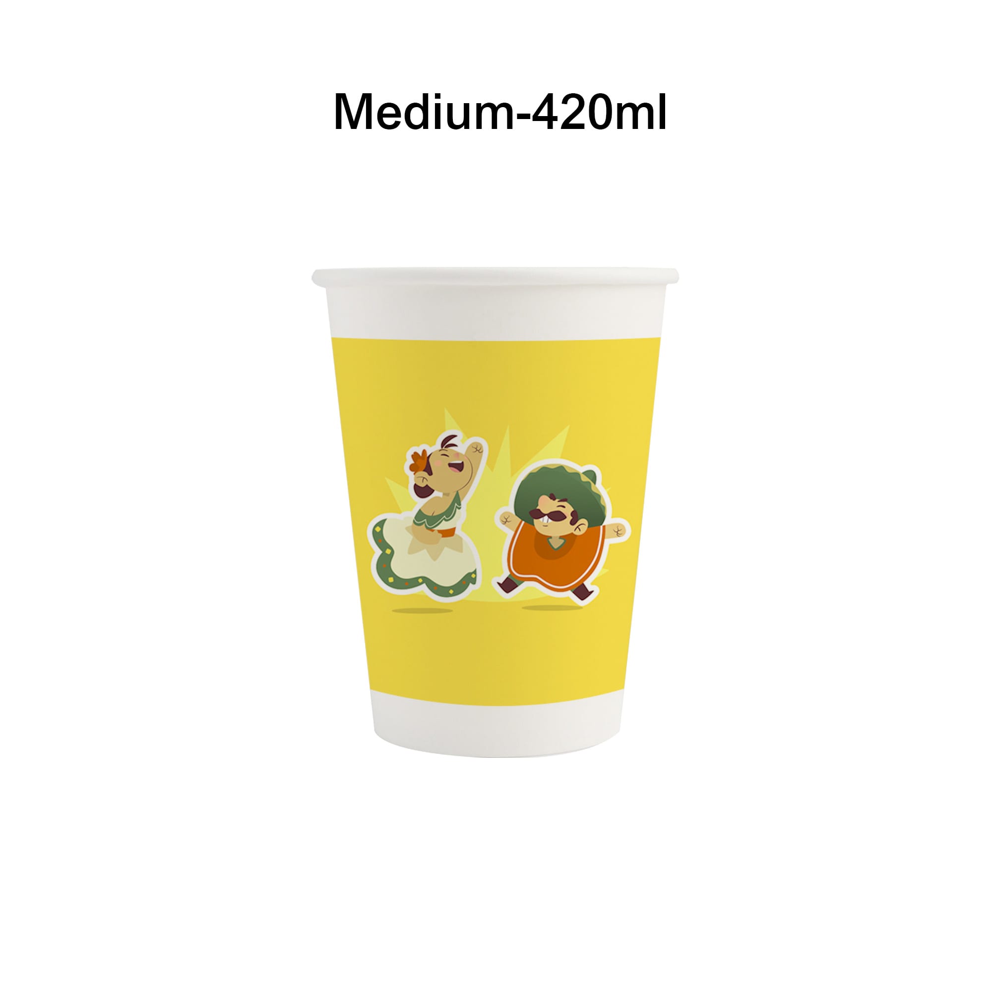 Custom Disposable Single Wall Paper Cups