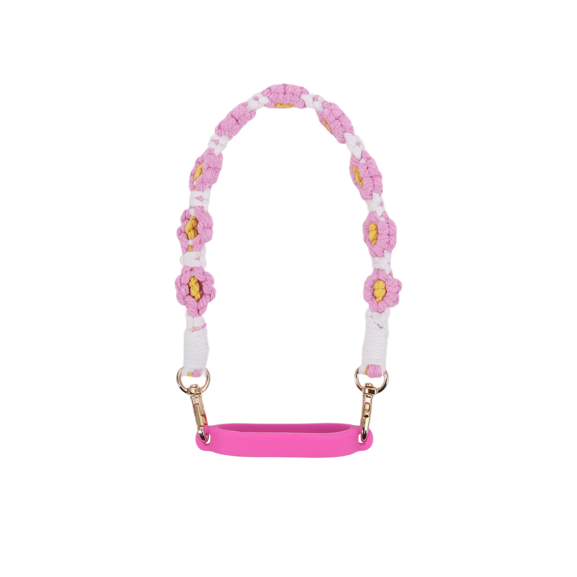 Woven Flower Tumbler Strap